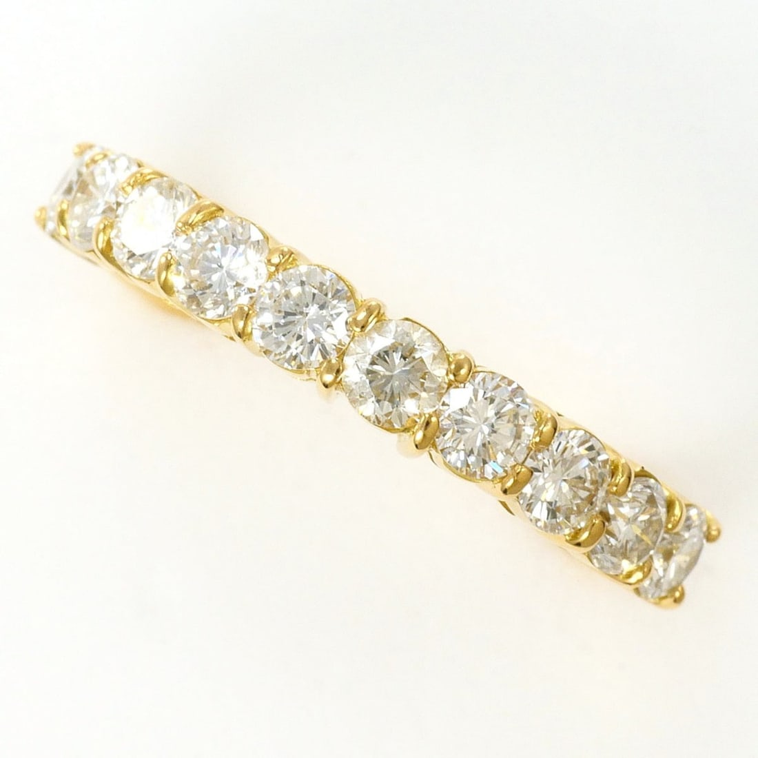 18K (18-karat) Yellow Gold Ring with 0.88ct Diamond, Total Weight 2.8g, Jewelry (1 of 13)