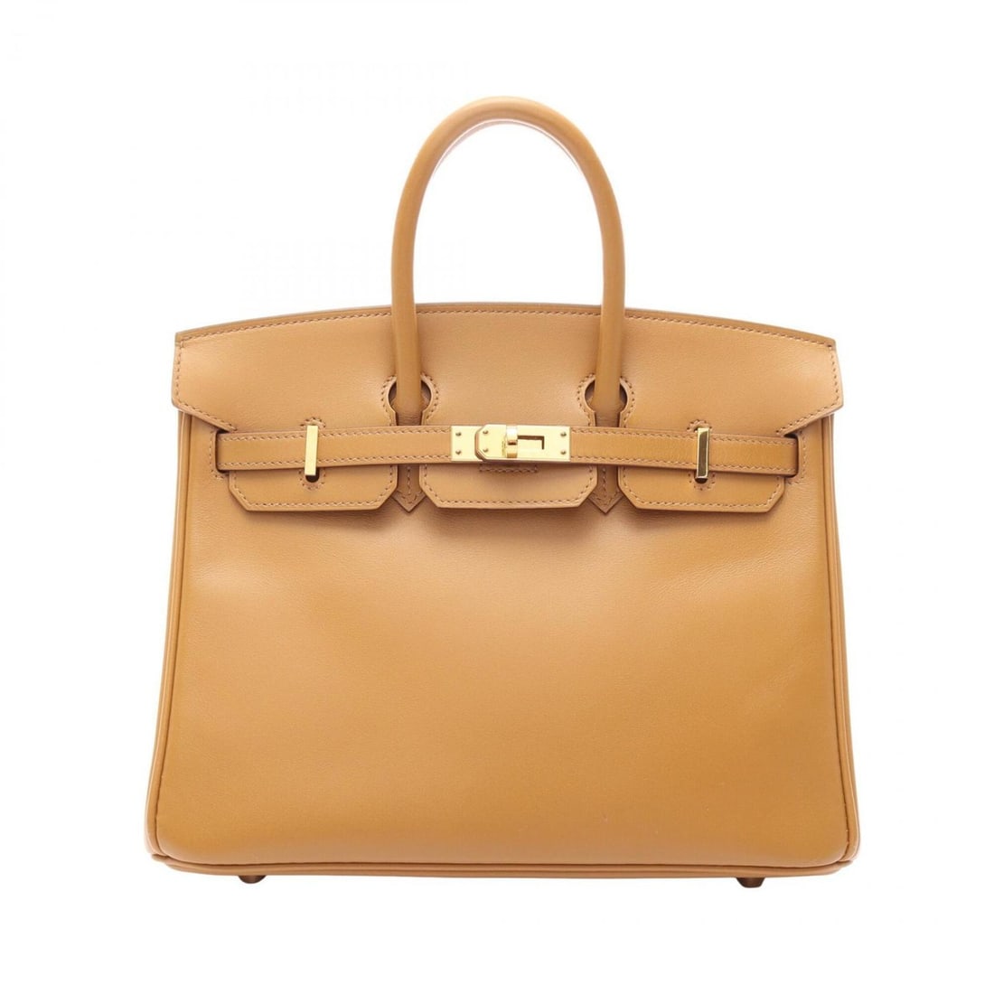 Hermes Birkin 25 Handbag, Leather, Veau Tadelakt, Women's, Brown/Gray, Poussière: --- Catalog ---Category: SizeSize (HxWxD): 20cm x 25cm x 13cm / 7.87'' x 9.84'' x 5.11''Category: DesignType: HandbagColor: Brown, GrayGender: WomenMaterial: Tadelakt leather , Leather Hardware Color: