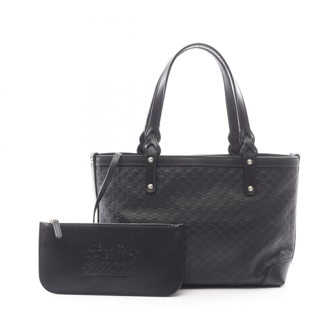 Gucci Guccissima Tote Bag Handbag Leather Women's Black 269878: --- Catalog ---Category: SizeSize (HxWxD): 20cm x 27cm x 11cm / 7.87'' x 10.62'' x 4.33''Category: DesignType: Handbag, Pouch, Tote bagColor: BlackGender: WomenMaterial: Leather Category: GeneralMPN: 