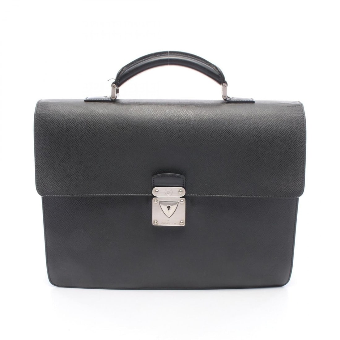 Louis Vuitton Robusto 1 Business Bag Handbag Leather Taiga Men's Gray/Black M31052 (1 of 16)