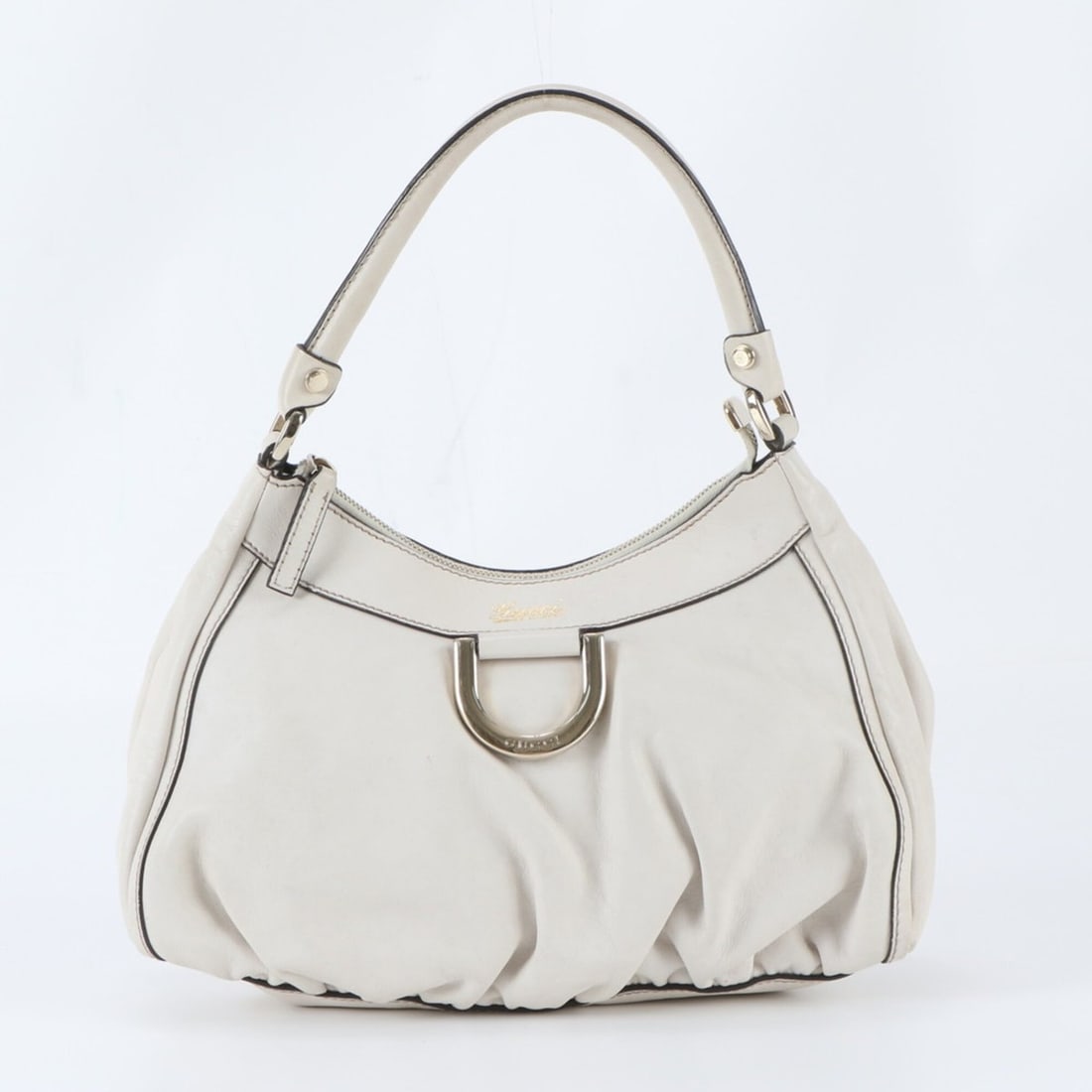 Gucci Abbey 190525 Leather Shoulder Bag, One-Shoulder Tote Handbag for Women: --- Catalog ---Category: SizeSize (HxWxD): 21cm x 29cm x 9cm / 8.26'' x 11.41'' x 3.54''Strap Length: 38cm / 14.96''Category: DesignType: Handbag, Shoulder bagColor: IvoryGender: WomenMaterial: Leathe