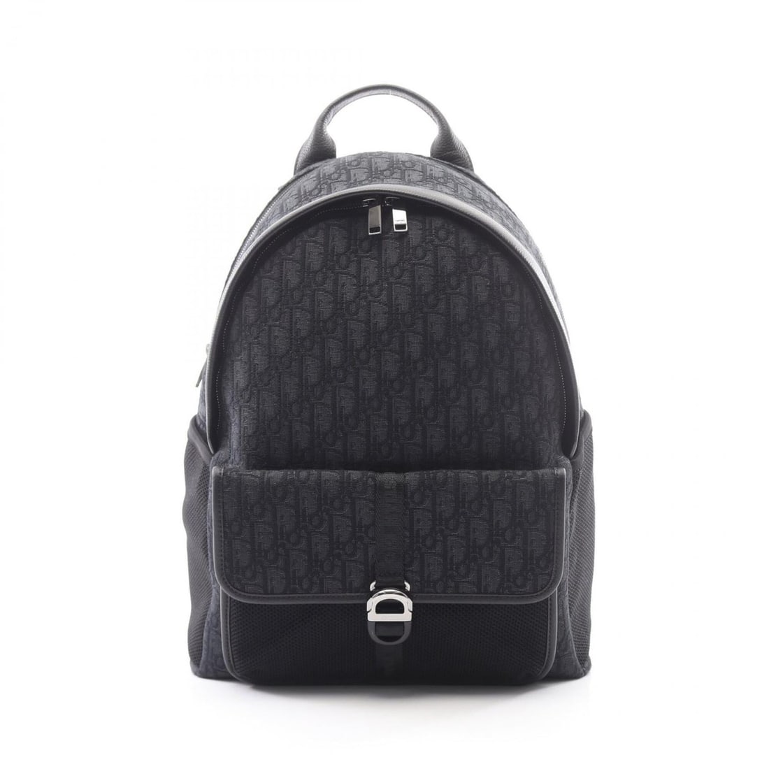 Christian Dior Dior 8 Oblique Backpack/Handbag, Canvas and Leather, Men's, Black (1 of 17)