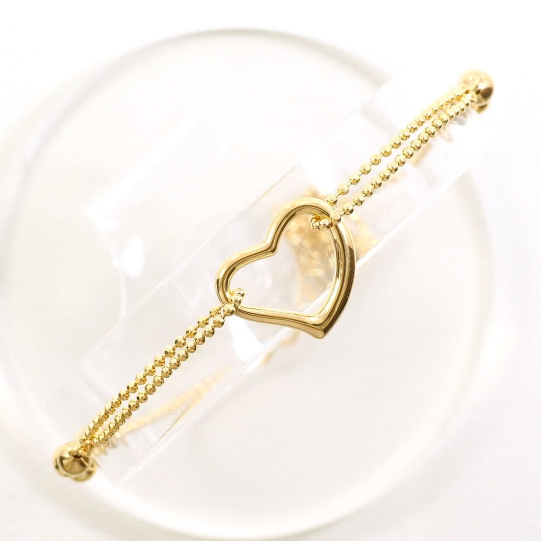 18K (18-karat) Yellow Gold Bracelet, Total Weight 2.1g, 25cm, Jewelry: --- Catalog ---Category: SizeLength: 25cm / 9.84''Weight: 2.1g / 0.07oz.Category: DesignType: Charm braceletColor: Yellow goldMetal: GoldGender: WomenMaterial: Yellow gold (18K)Metal Purity: 18KCatego