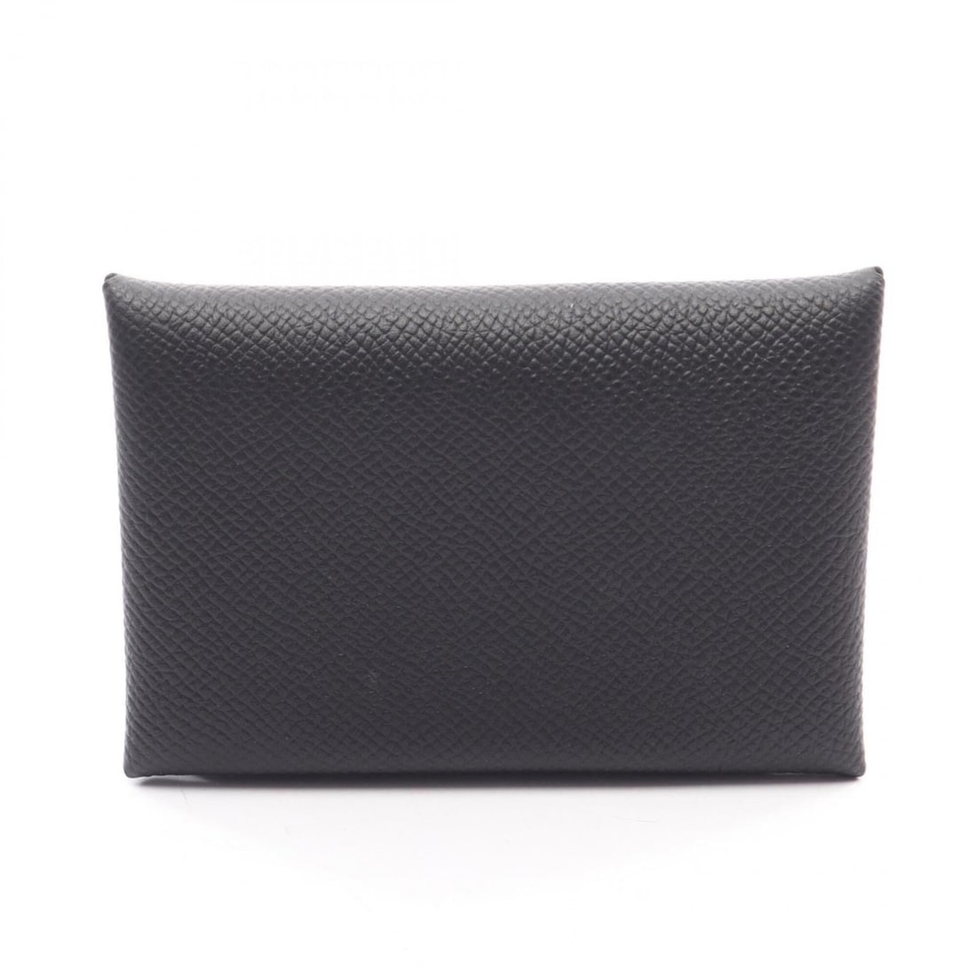 Hermes Calvi Wallet - Coin Purse Leather Calfskin (Cowhide) Veau Epsom Women's Black (1 of 6)