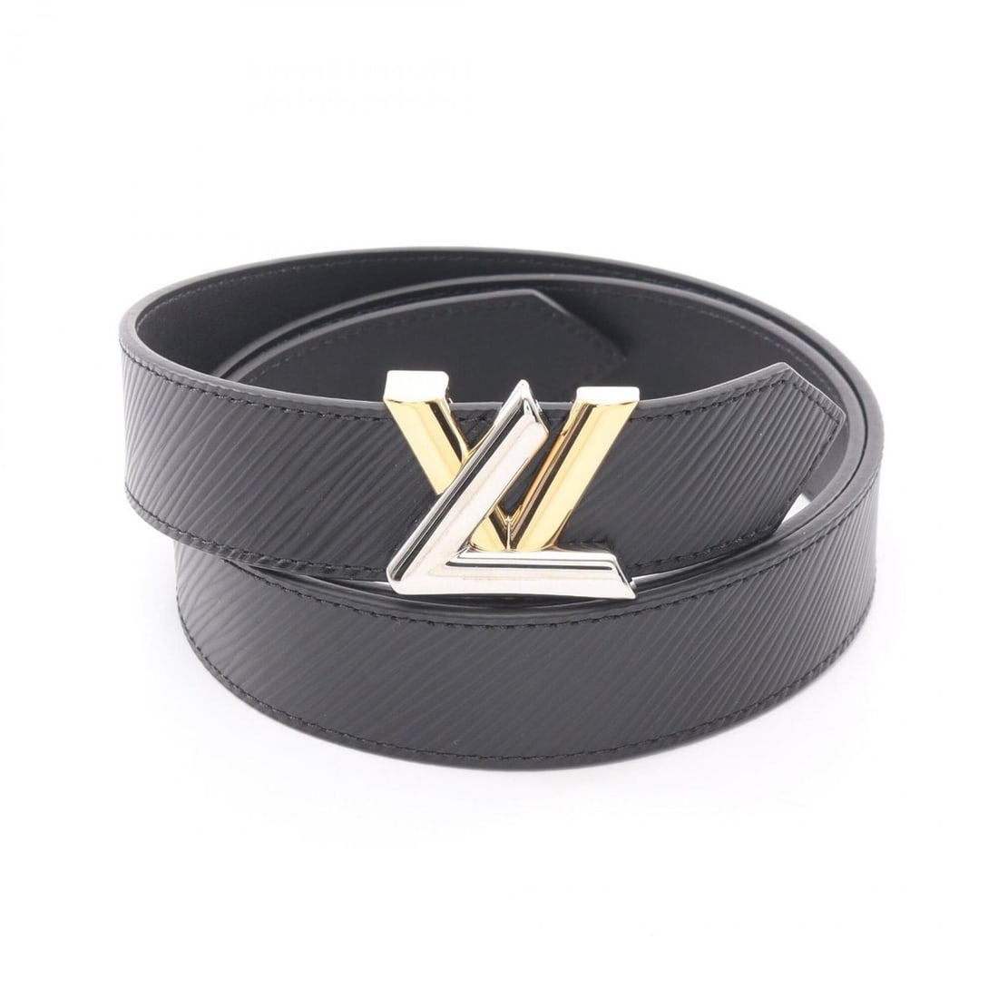 Louis Vuitton LOUIS VUITTON Ceinture Twist Combination Hardware Belt Leather Epi Men's Women's Black: --- Catalog ---Category: SizeWidth: 3cm / 1.18''Length: 104.5cm / 41.14''Category: DesignType: Standard beltColor: BlackGender: Men,WomenMaterial (Strap): Epi leather Category: GeneralMPN: M9360Brand: