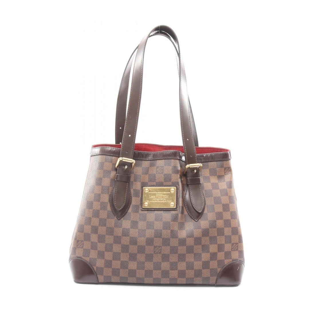 Louis Vuitton Hampstead MM Tote Bag/Handbag, Coated Canvas and Leather, Damier Pattern, Women's,: --- Catalog ---Category: SizeSize (HxWxD): 27.5cm x 35cm x 17cm / 10.82'' x 13.77'' x 6.69''Strap Length: 53cm - 67cm / 20.86'' - 26.37''Category: DesignType: Handbag, Tote bagColor: Brown, Damier Can