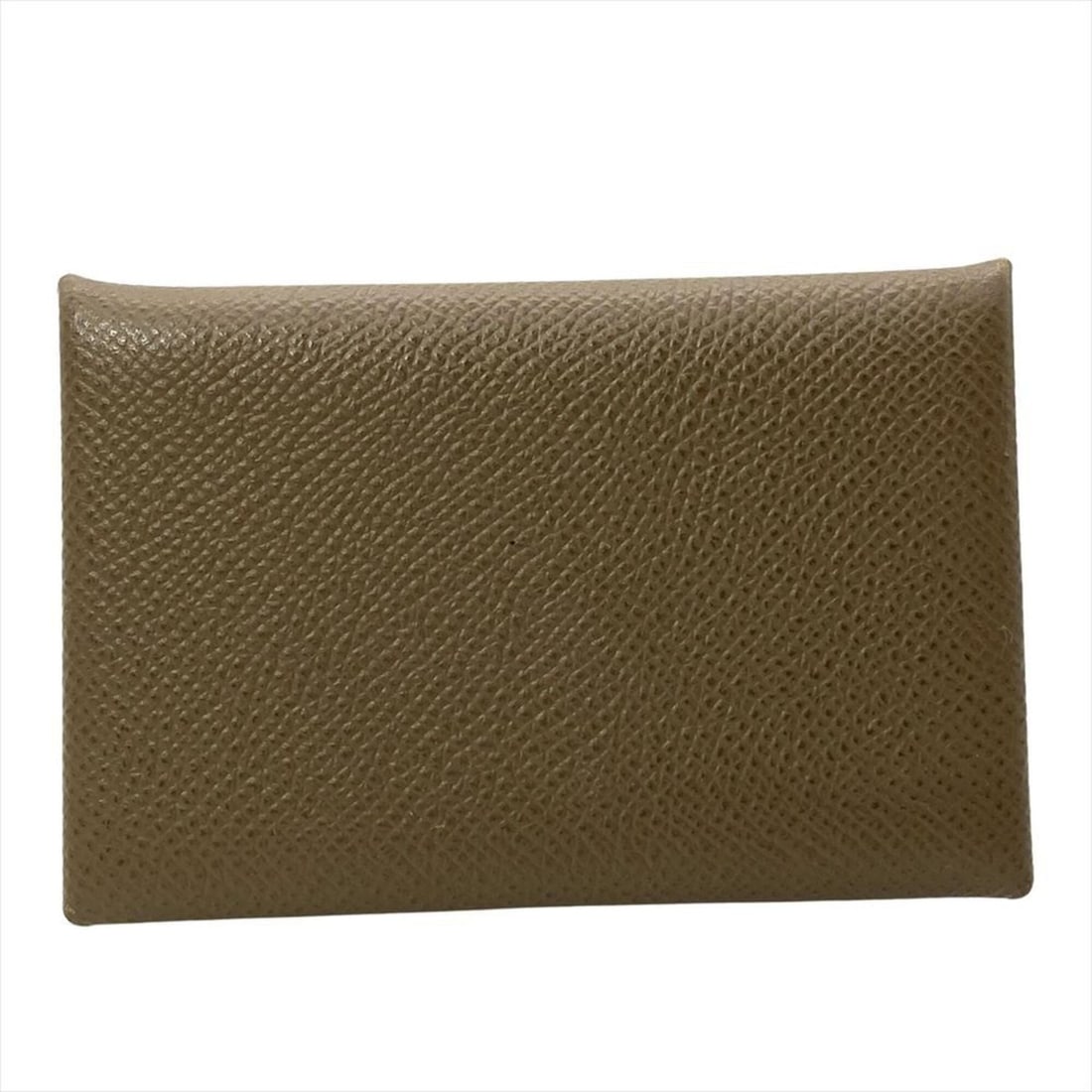 Hermes Calvi business card holder/card case, Veau Epsom leather, A stamp, Etoupe color, silver: --- Catalog ---Category: DesignType: Card caseColor: Etoupe gray, Gray, GrayishGender: Men,WomenMaterial: Epsom leather Category: GeneralBrand: HermesCountry of Origin: FranceCategory: Physical Proper