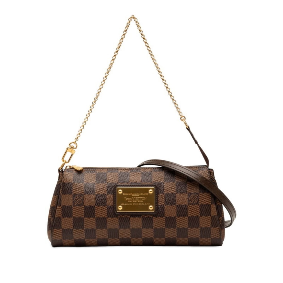Louis Vuitton Damier Eva Handbag Shoulder Bag 2WAY N55213 Brown Leather Women's LOUIS VUITTON: --- Catalog ---Category: SizeSize (HxWxD): 12cm x 25cm x 3.5cm / 4.72'' x 9.84'' x 1.37''Category: DesignType: Handbag, Shoulder bagColor: BrownGender: WomenMaterial: PVC , Leather Category: GeneralBr