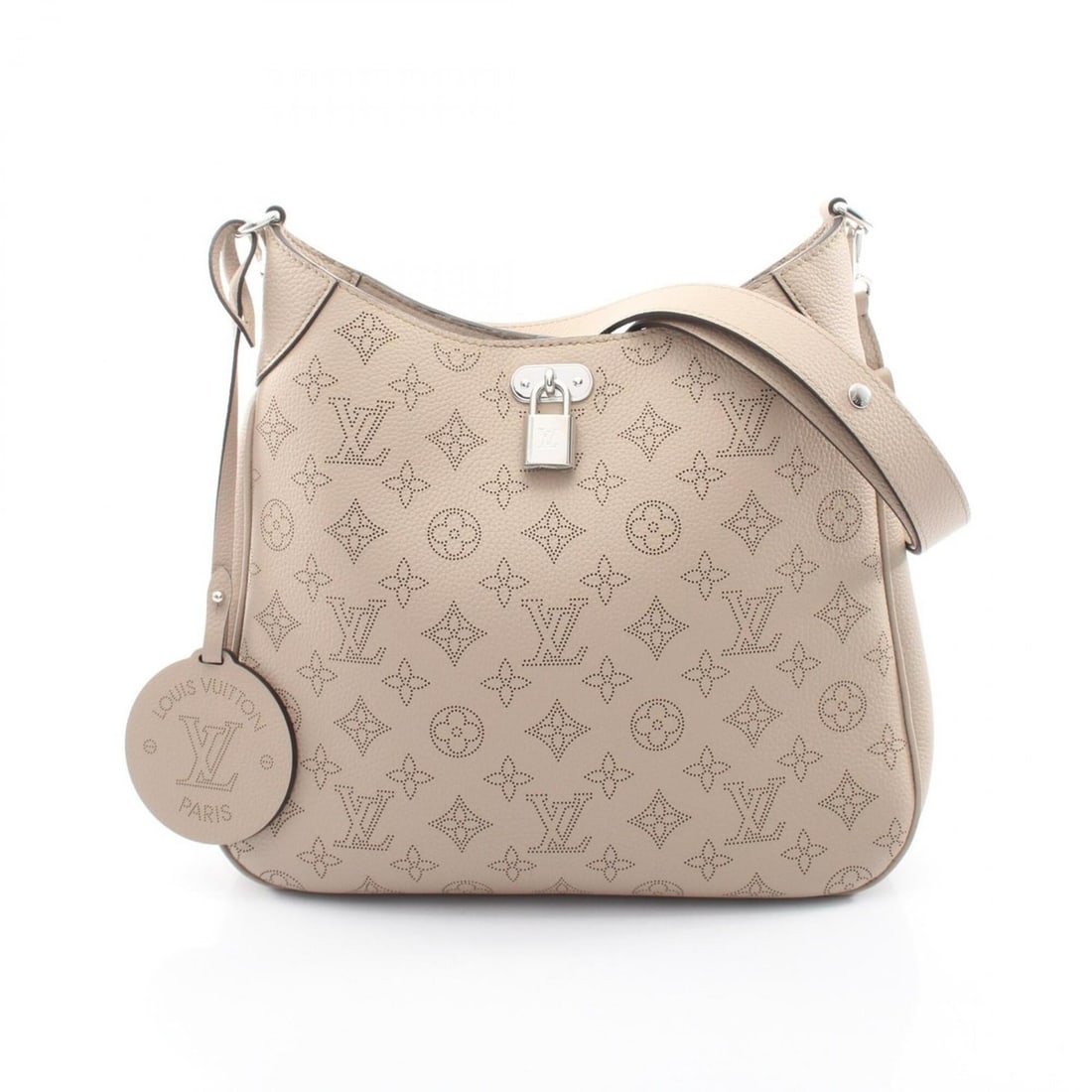 Louis Vuitton All Around MM Shoulder Bag/Handbag, Leather, Mahina, Women's, Beige, M14617 (1 of 12)