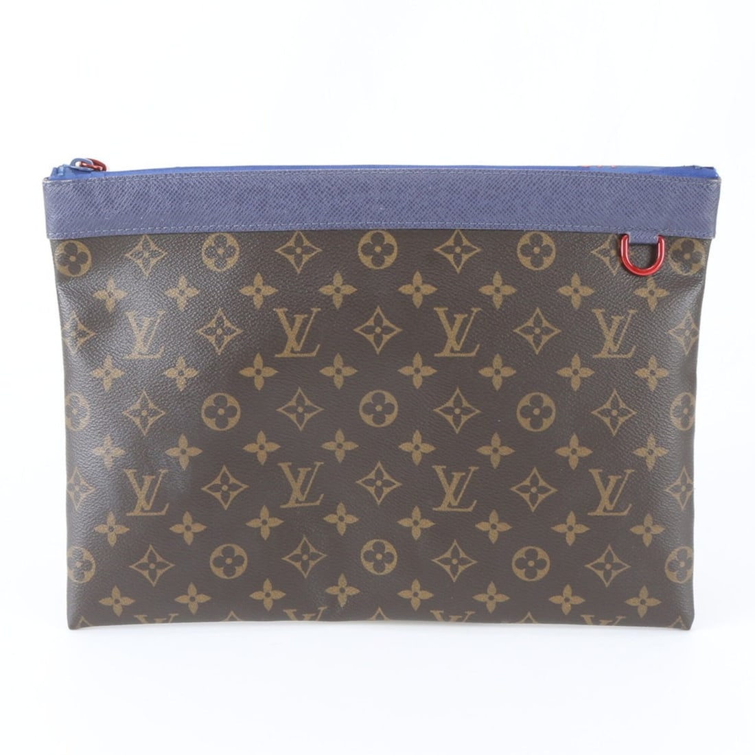 Louis Vuitton Monogram Pochette Apollo M63048 Leather Second Bag Clutch Handbag Pouch Men's: --- Catalog ---Category: SizeSize (HxWxD): 24cm x 32cm x 1cm / 9.44'' x 12.59'' x 0.39''Category: DesignType: Handbag, Pochette, PouchColor: Brown, Monogram, NavyGender: MenMaterial: Leather , Coated 