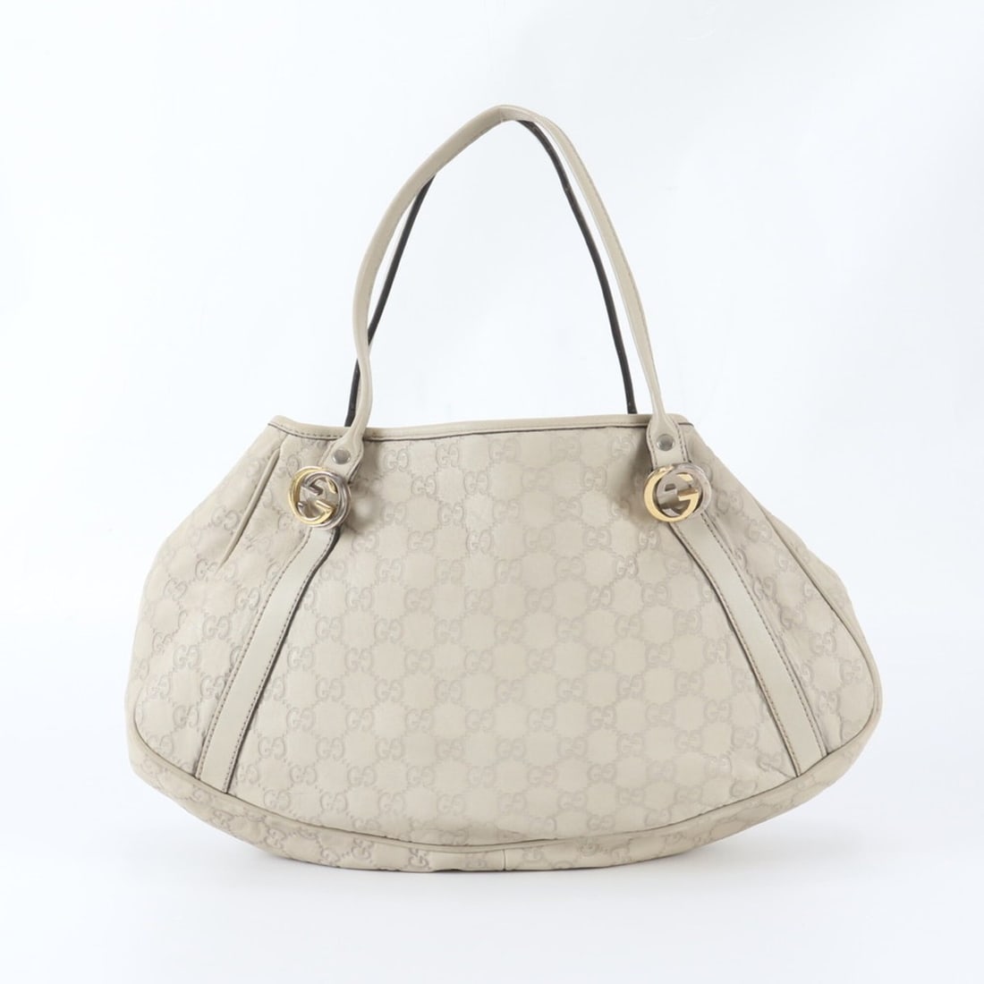 Gucci Guccissima GG Twins 232963 Leather Tote Bag Handbag Shoulder Women's: --- Catalog ---Category: SizeSize (HxWxD): 24cm x 41cm x 9cm / 9.44'' x 16.14'' x 3.54''Category: DesignType: Handbag, Tote bagColor: BeigeGender: WomenMaterial: Leather Category: GeneralMPN: 232963Br