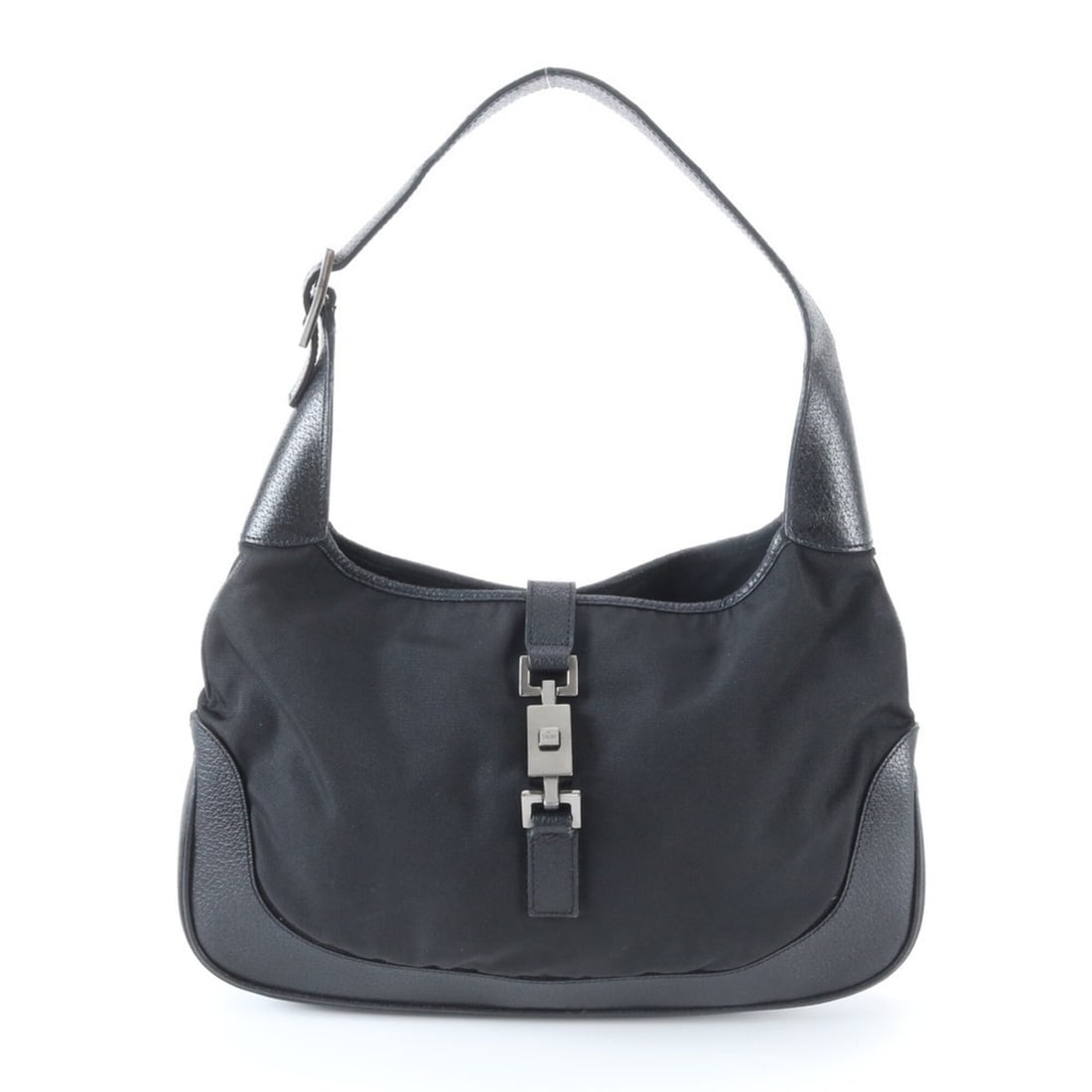 Gucci Jackie 001 3306 Leather Shoulder Bag, Tote Handbag, Black, Women's: --- Catalog ---Category: SizeSize (HxWxD): 22cm x 32cm x 3cm / 8.66'' x 12.59'' x 1.18''Category: DesignType: Handbag, Shoulder bag, Tote bagColor: BlackGender: WomenMaterial: Leather , Nylon Category