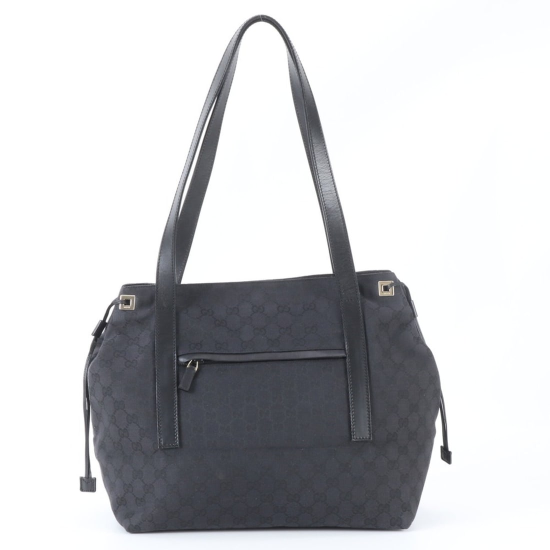 Gucci GG Canvas 019 0493 Leather Tote Bag Handbag Shoulder Black Women's: --- Catalog ---Category: SizeSize (HxWxD): 32cm x 33cm x 20cm / 12.59'' x 12.99'' x 7.87''Category: DesignType: Handbag, Tote bagColor: BlackGender: WomenMaterial: Leather Category: GeneralMPN: 019 04
