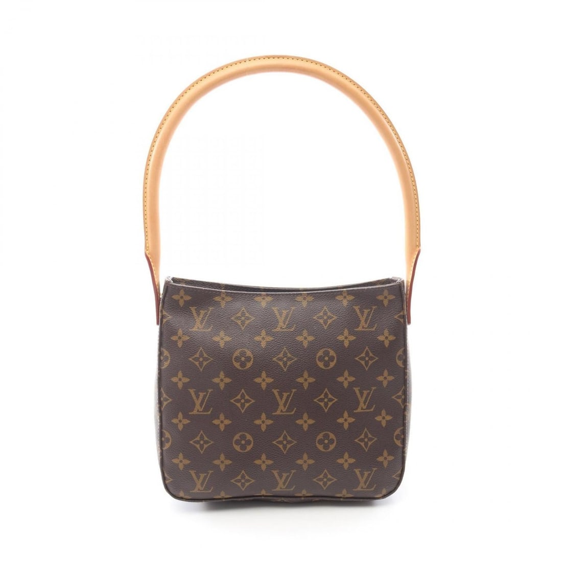 Louis Vuitton Looping MM Shoulder Bag/Handbag, Coated Canvas and Leather, Monogram Pattern, Women's,: --- Catalog ---Category: SizeStrap Drop: 22cm / 8.66''Size (HxWxD): 21cm x 24cm x 10cm / 8.26'' x 9.44'' x 3.93''Strap Length: 55cm / 21.65''Category: DesignType: Handbag, Shoulder bagColor: Brown, Mo