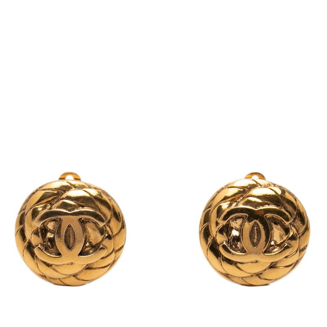 Chanel Coco Mark Vintage Earrings 96A Gold Plated Women's CHANEL: --- Catalog ---Category: SizeSize (HxWxD): 22.10mm x 22.50mm / 0.87'' x 0.89''Category: DesignType: Clip earringsColor: GoldGender: WomenMaterial: Gold platingCategory: GeneralBrand: Chanel--- Item Li