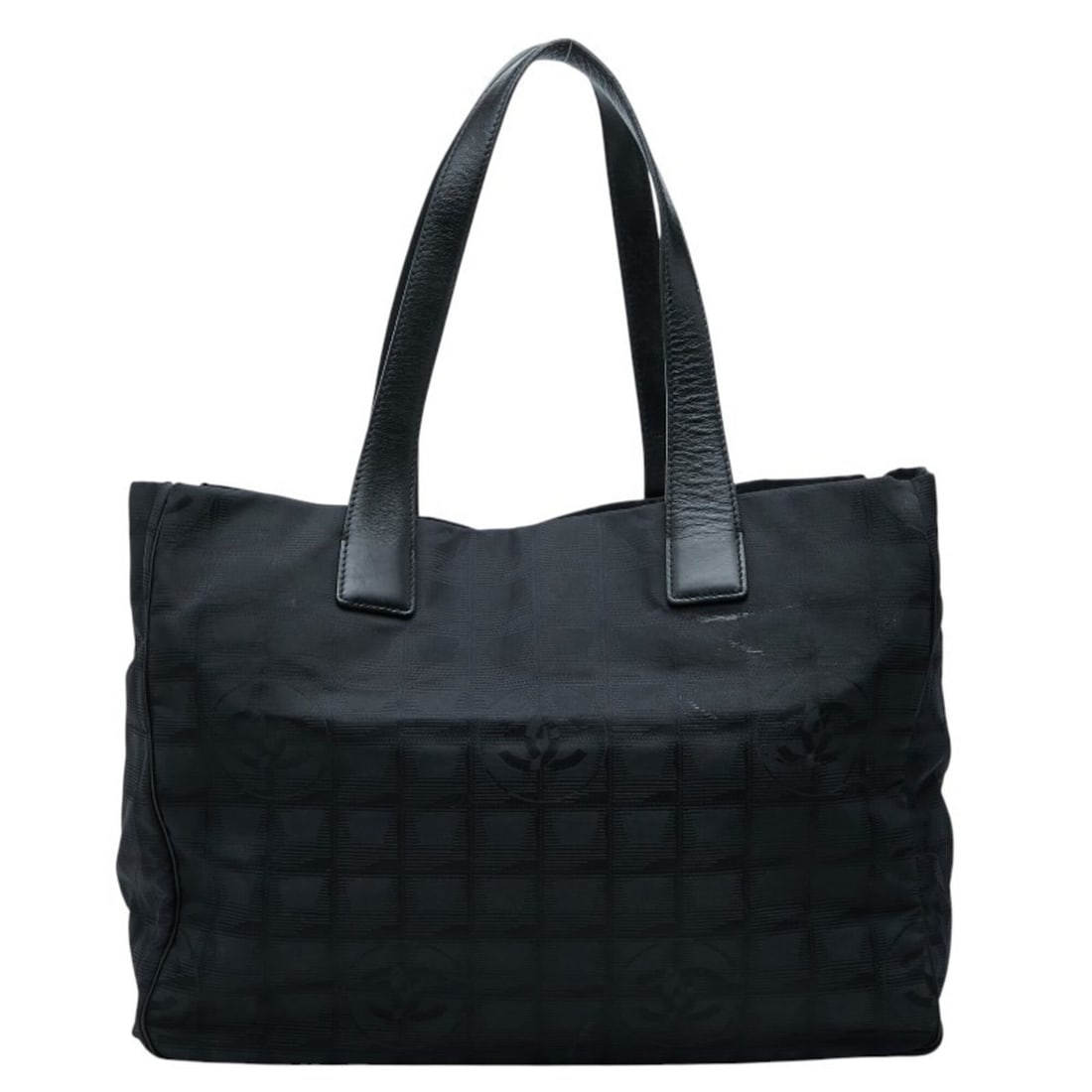 Chanel New Travel Line Coco Mark Tote Bag Handbag Black Nylon Leather Women's CHANEL: --- Catalog ---Category: SizeSize (HxWxD): 26cm x 34.5cm x 15cm / 10.23'' x 13.58'' x 5.9''Category: DesignType: Handbag, Tote bagColor: BlackGender: WomenMaterial: Nylon , Leather Category: GeneralBr