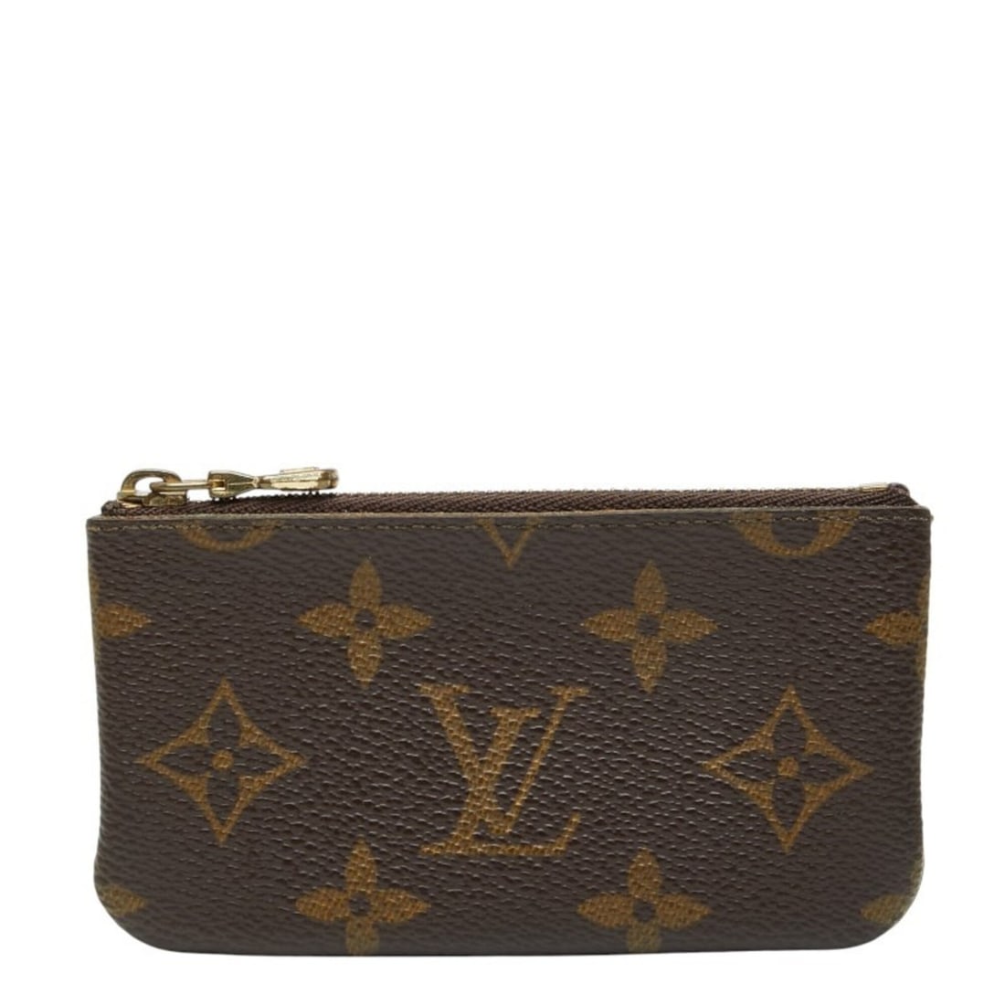 Louis Vuitton Monogram Pochette Clé Wallet/Coin Case/Key Case/Coin Purse M62650 Brown Leather: --- Catalog ---Category: SizeSize (HxWxD): 6cm x 11cm x 1cm / 2.36'' x 4.33'' x 0.39''Category: DesignType: Coin purse/coin caseColor: BrownGender: WomenMaterial: PVC , Leather Category: GeneralBrand:
