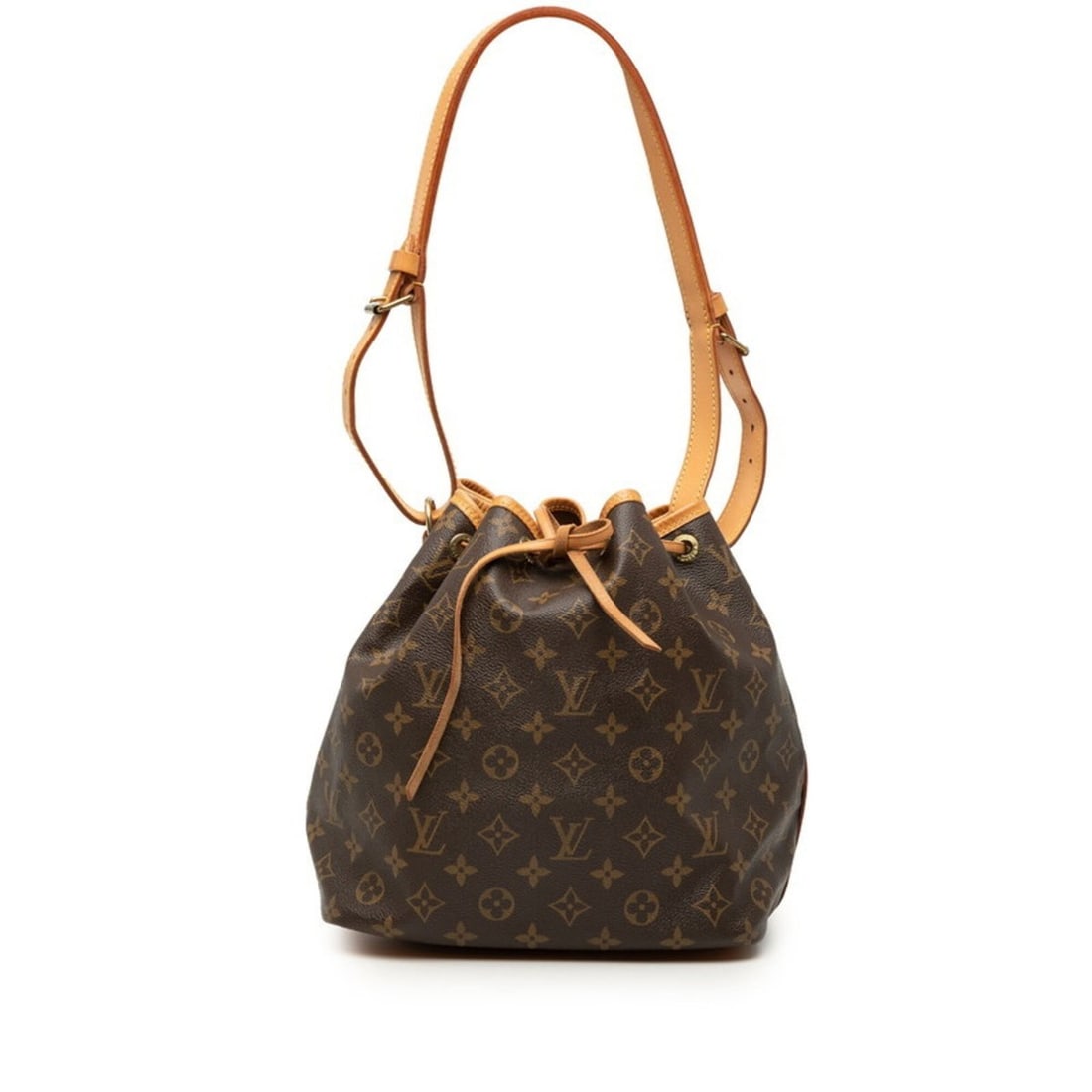 Louis Vuitton Monogram Petit Noé Shoulder Bag M42226 Brown Leather Women's LOUIS VUITTON: --- Catalog ---Category: SizeSize (HxWxD): 26cm x 24.5cm x 18cm / 10.23'' x 9.64'' x 7.08''Category: DesignType: Shoulder bagColor: BrownGender: WomenMaterial: PVC , Leather Category: GeneralBrand: Lo