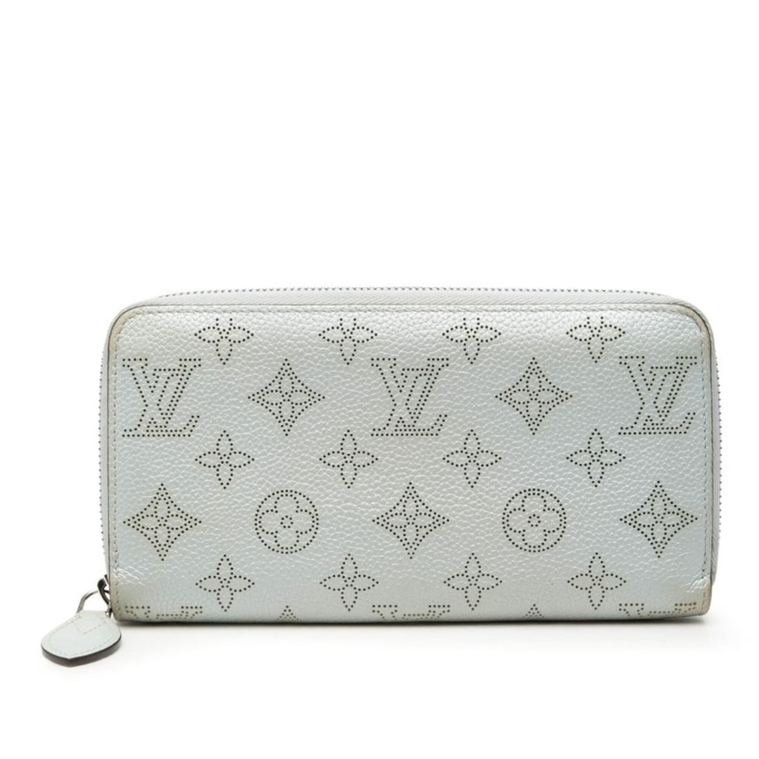 Louis Vuitton Monogram Mahina Zippy Wallet Long M82197 Light Blue Leather Women's LOUIS VUITTON: --- Catalog ---Category: SizeSize (HxWxD): 10cm x 19.5cm x 2.5cm / 3.93'' x 7.67'' x 0.98''Category: DesignType: Long wallet (bi-fold)Color: Light blueGender: WomenMaterial: PVC , Leather Category: Ge