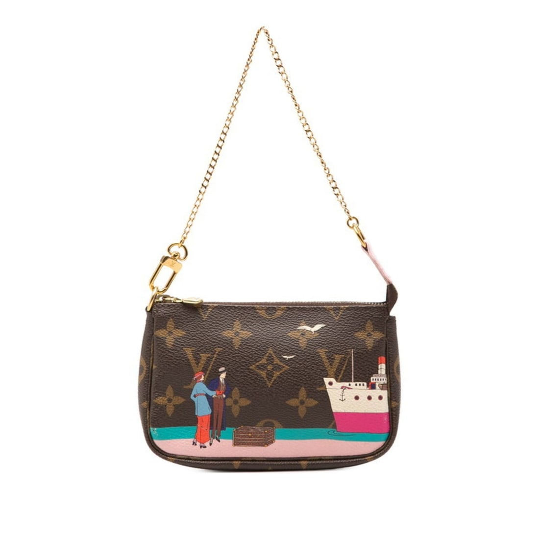 Louis Vuitton Monogram Mini Pochette Accessoires 2016 Cruise Collection Handbag Pouch Accessory Case: --- Catalog ---Category: SizeSize (HxWxD): 10cm x 14.5cm x 2.5cm / 3.93'' x 5.7'' x 0.98''Category: DesignType: Handbag, PochetteColor: Brown, Multi-colorGender: WomenMaterial: PVC , Leather Category: