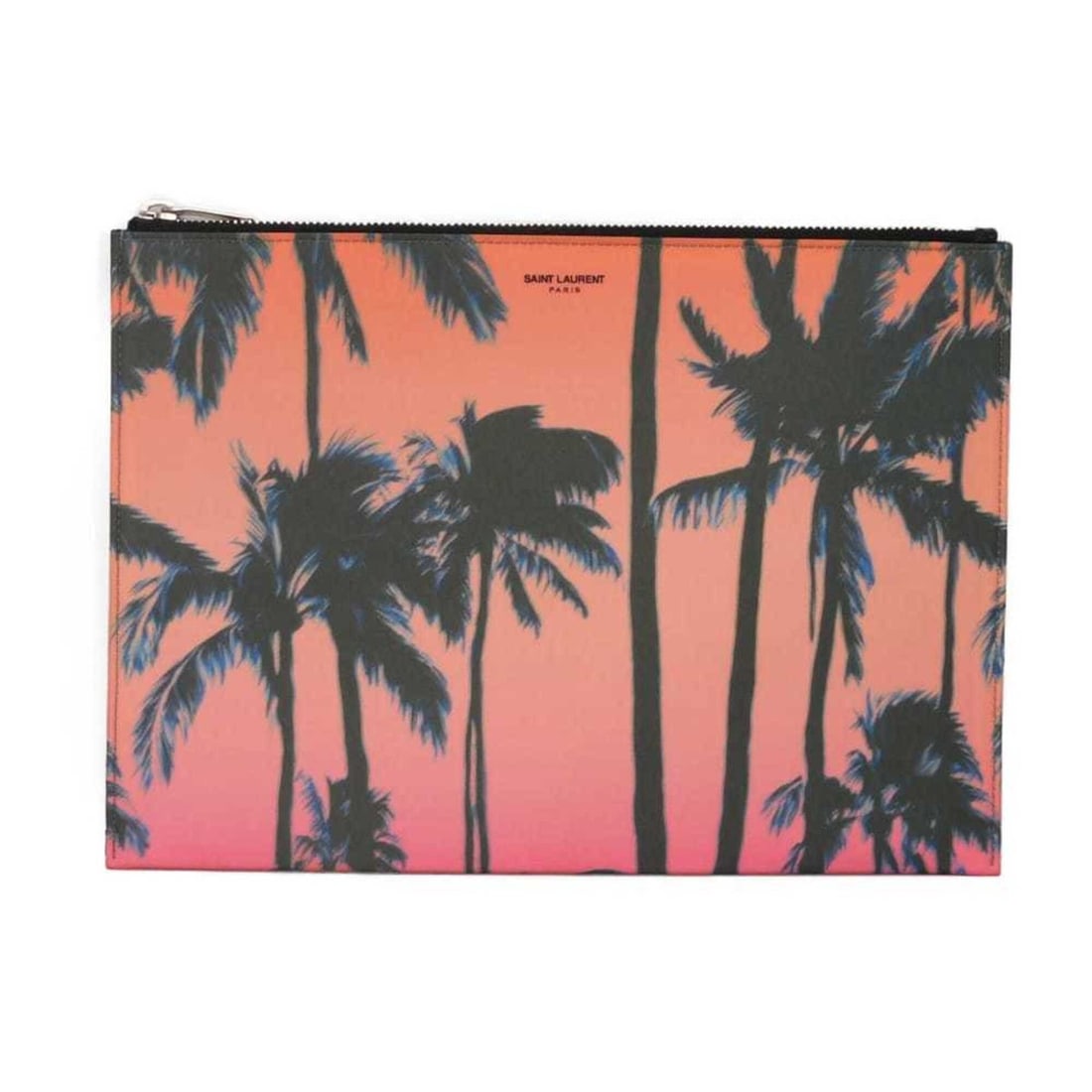 Yves Saint Laurent Saint Laurent Paris Classic Mini Zip Tablet Sleeve Clutch Bag with Palm Tree: --- Catalog ---Category: SizeSize (HxWxD): 21cm x 29cm x 1.5cm / 8.26'' x 11.41'' x 0.59''Category: DesignType: Clutch bagColor: PinkGender: MenMaterial: Nylon Category: GeneralBrand: Yves Saint Laure