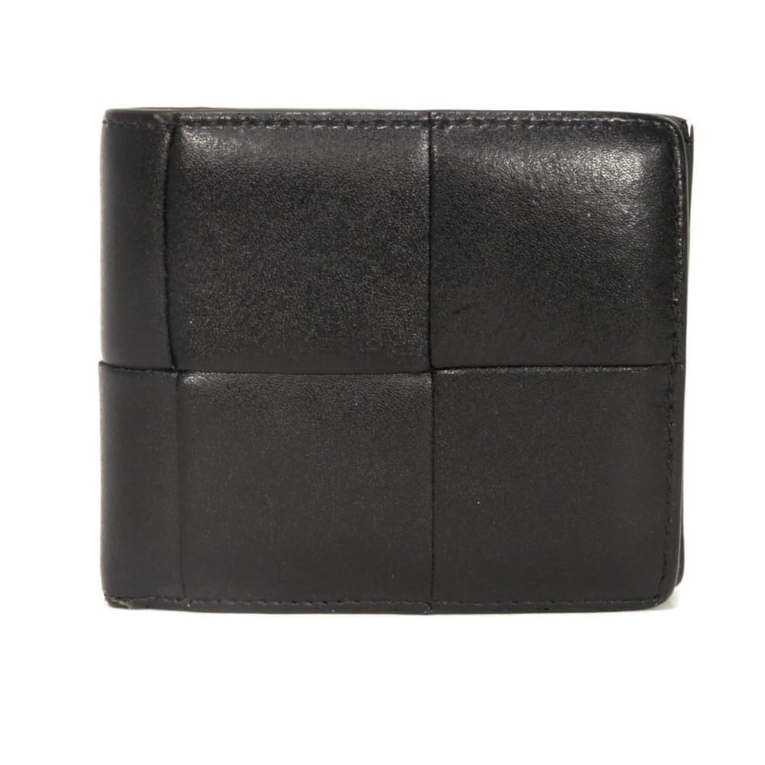 Bottega Veneta BOTTEGAVENETA Bi-fold Wallet Cassette Coin Purse RFID IC Maxi Intrecciato Black (1 of 20)