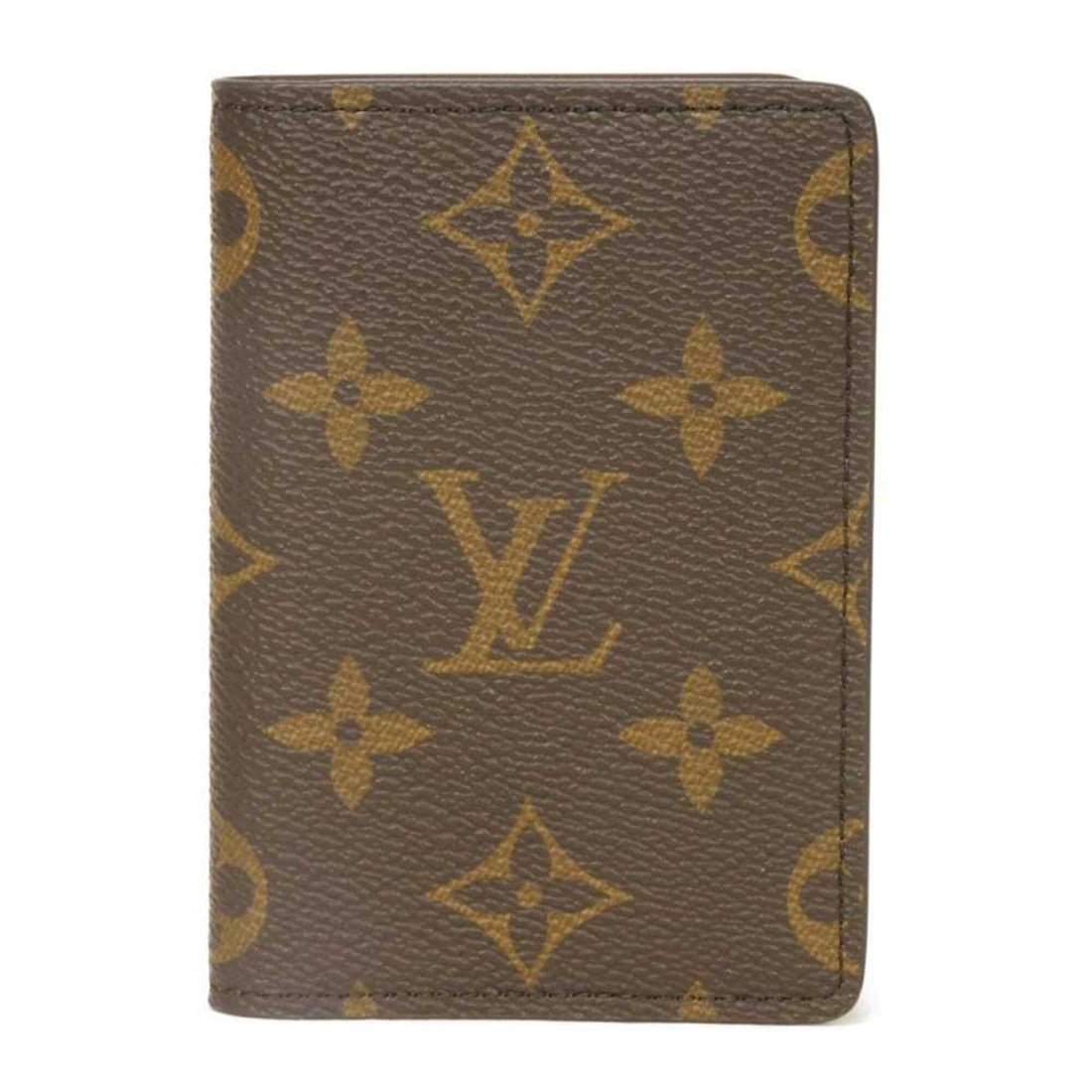 Louis Vuitton LOUIS VUITTON Card Case Organizer de Poche New Model Bi-fold RFID IC Chip Monogram: --- Catalog ---Category: DesignType: Card caseColor: Brown, MarronGender: Women,MenMaterial: Monogram Eclipse , Canvas , Leather Category: GeneralBrand: Louis VuittonCategory: Physical PropertiesSize 