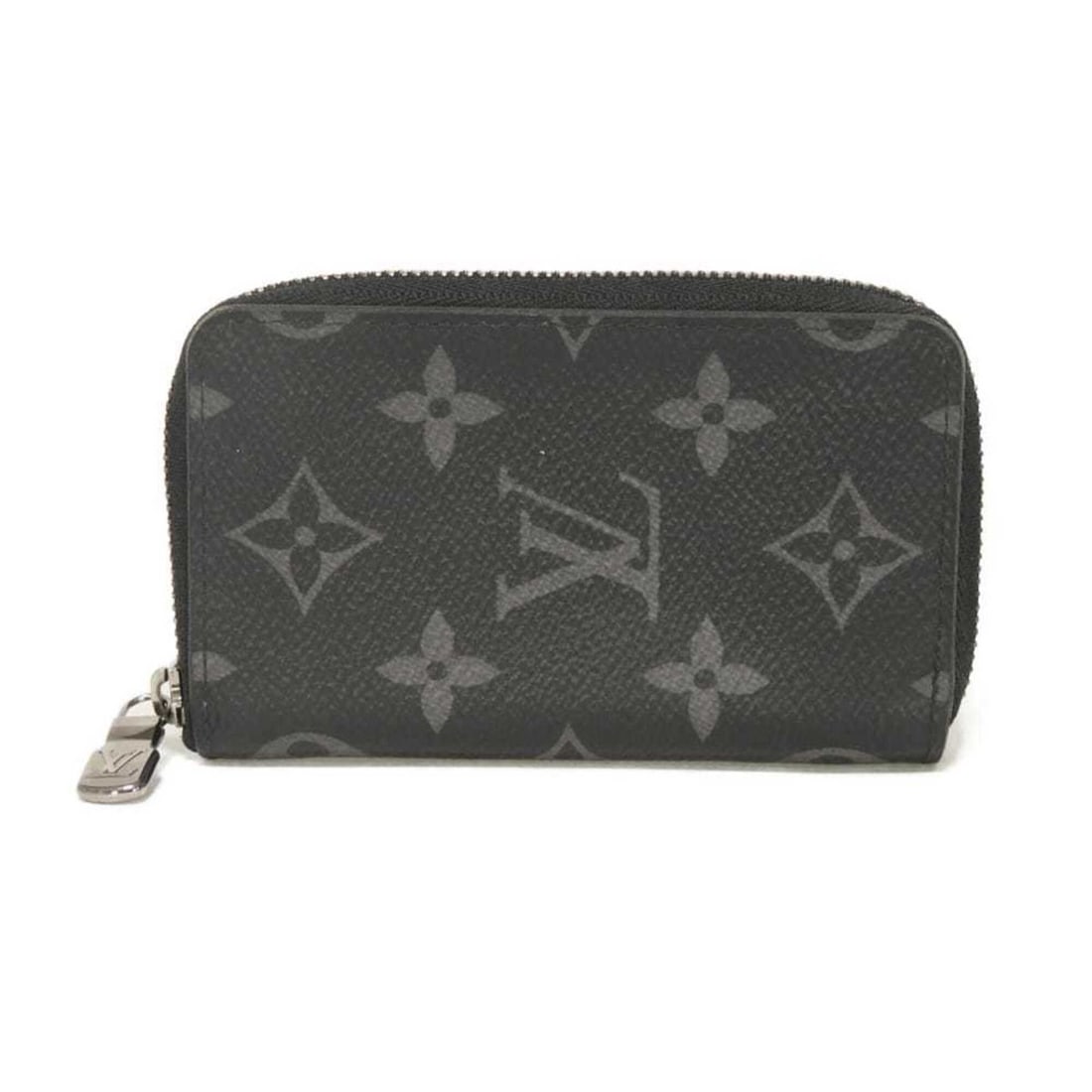 Louis Vuitton Zippy Coin Purse Vertical Black RFID IC Chip Monogram Eclipse Noir M81662 Men's Case (1 of 20)
