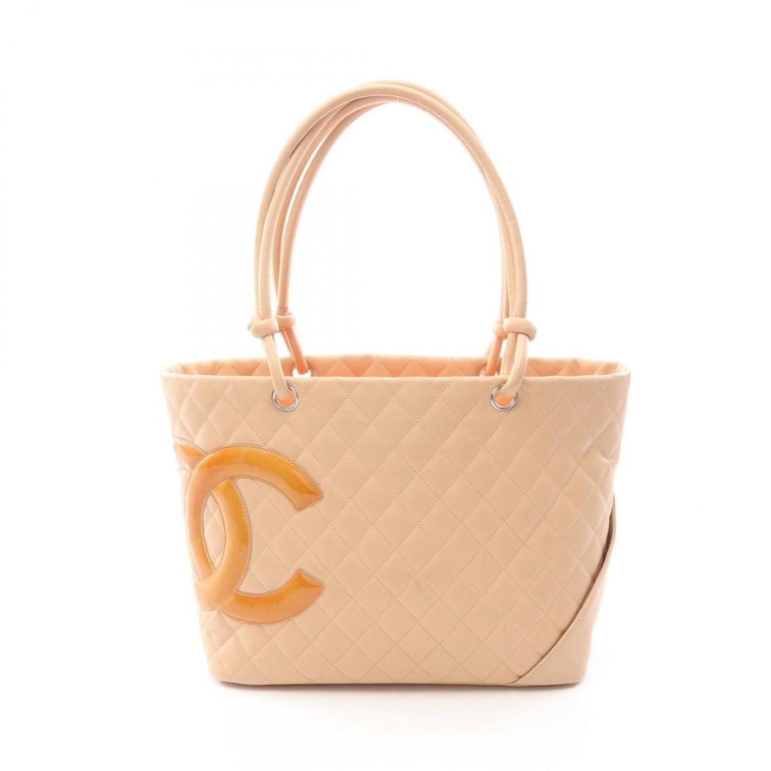 Chanel Cambon Line Large Tote Bag Handbag Leather Enamel Women's Beige/Yellow A25169: --- Catalog ---Category: SizeSize (HxWxD): 25cm x 30cm x 15cm / 9.84'' x 11.81'' x 5.9''Category: DesignType: Handbag, Tote bagColor: Beige, YellowGender: WomenMaterial: Leather Category: GeneralMPN: 