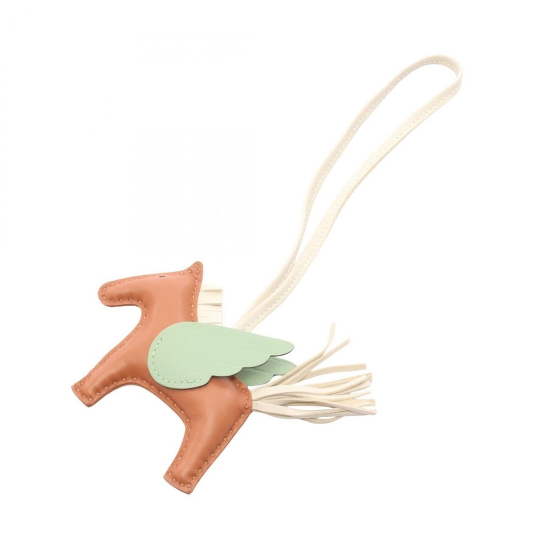 Hermes Rodeo Pegasus PM Gold Craie Vert Cricket Charm Accessory Agneau Milo Veau Swift Leather: --- Catalog ---Category: DesignType: Handbag charmColor: Brown, Green, IvoryGender: WomenMaterial: Agneau Milo, Swift leatherCategory: GeneralBrand: Hermes--- Item List ---Section: ConditionRanking: R