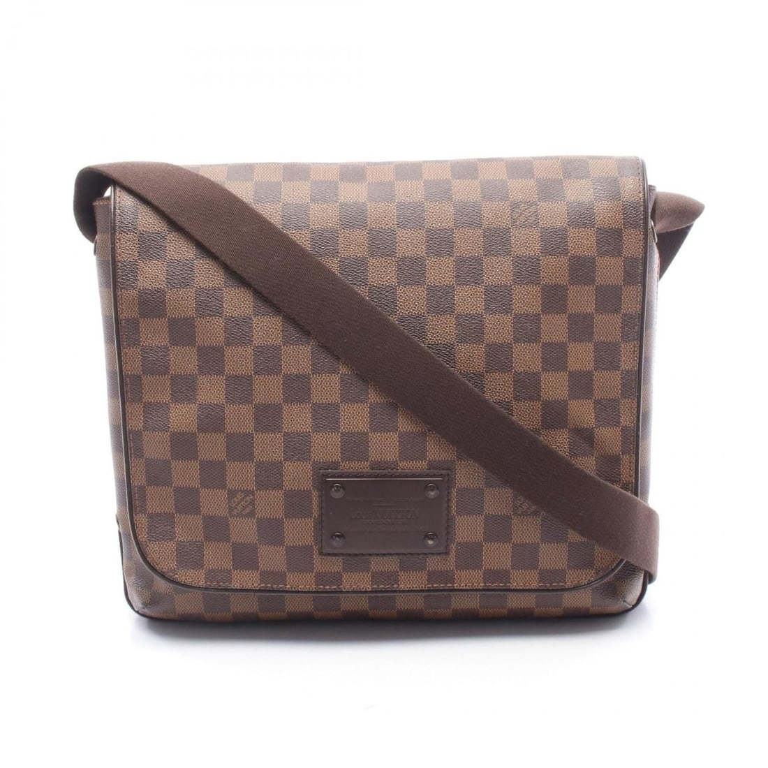 Louis Vuitton Brooklyn MM Shoulder Bag/Handbag, Coated Canvas and Leather, Damier Pattern, (1 of 13)