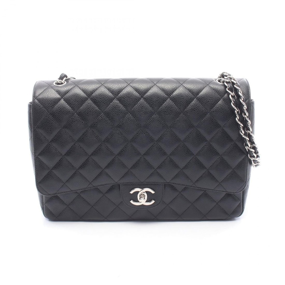 Chanel CHANEL Large Matelassé 34 Shoulder Bag Handbag Caviar Skin (Grained Calf) Women's Black: --- Catalog ---Category: SizeSize (HxWxD): 22cm x 34cm x 10cm / 8.66'' x 13.38'' x 3.93''Category: DesignType: Handbag, Shoulder bagColor: BlackGender: WomenMaterial: Grained Calfskin Hardware Color: 