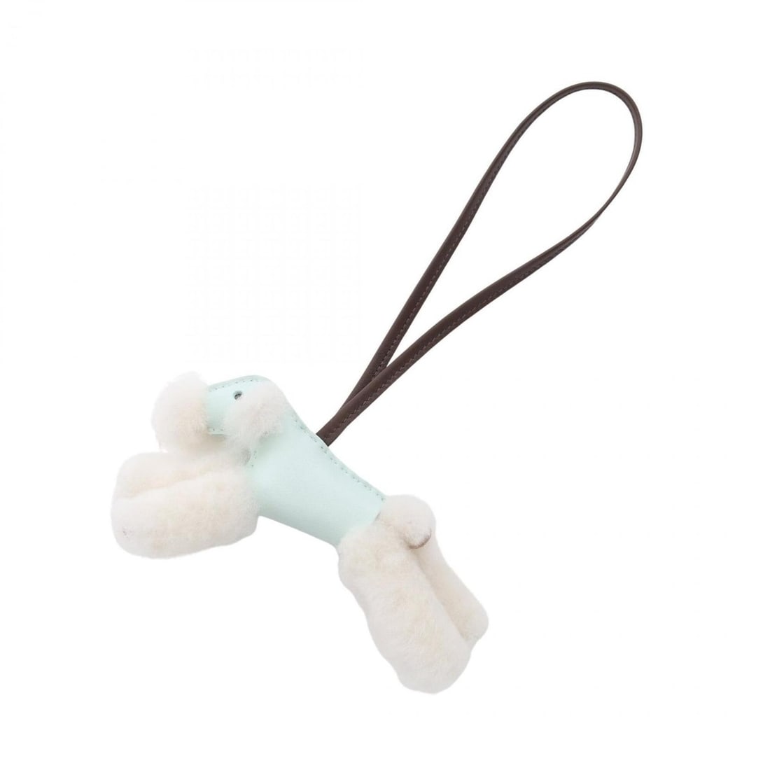 Hermes Buddy Charm Vert Peppermint Chocolate Accessory Sheepskin Leather Agneau Milo Women's Green: --- Catalog ---Category: DesignType: Handbag charmColor: Brown, Green, WhiteGender: WomenMaterial: Agneau Milo, LeatherLeather/Fur Type: MoutonCategory: GeneralBrand: Hermes--- Item List ---Section: C