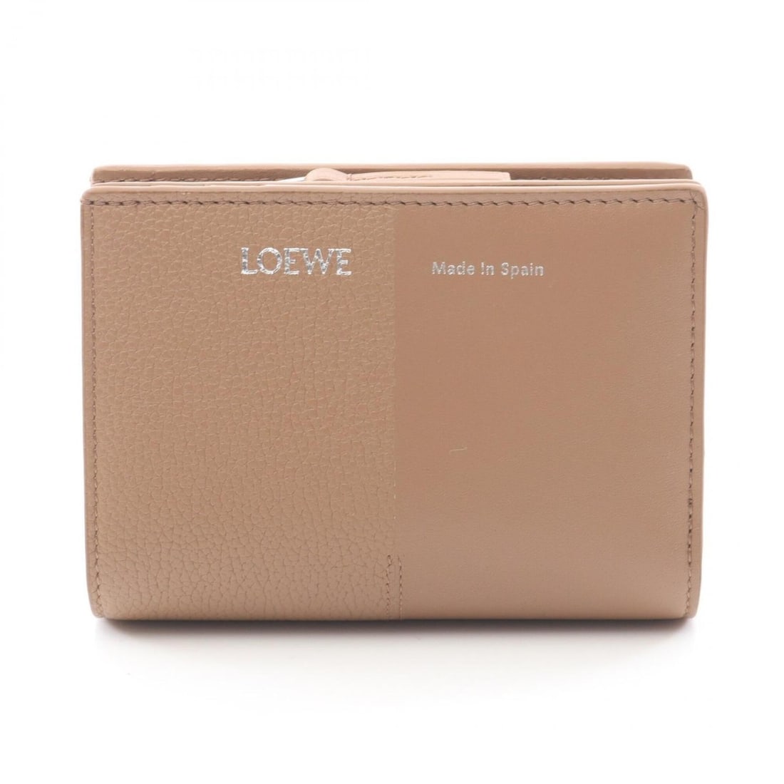 Loewe Duet Compact Wallet, Bi-fold Leather, Women's, Brown, C612NCWX01: --- Catalog ---Category: SizeSize (HxWxD): 9.5cm x 11.5cm x 3cm / 3.74'' x 4.52'' x 1.18''Category: DesignType: Wallet (bi-fold)Color: BrownGender: WomenMaterial: Leather Category: GeneralMPN: C612NCW