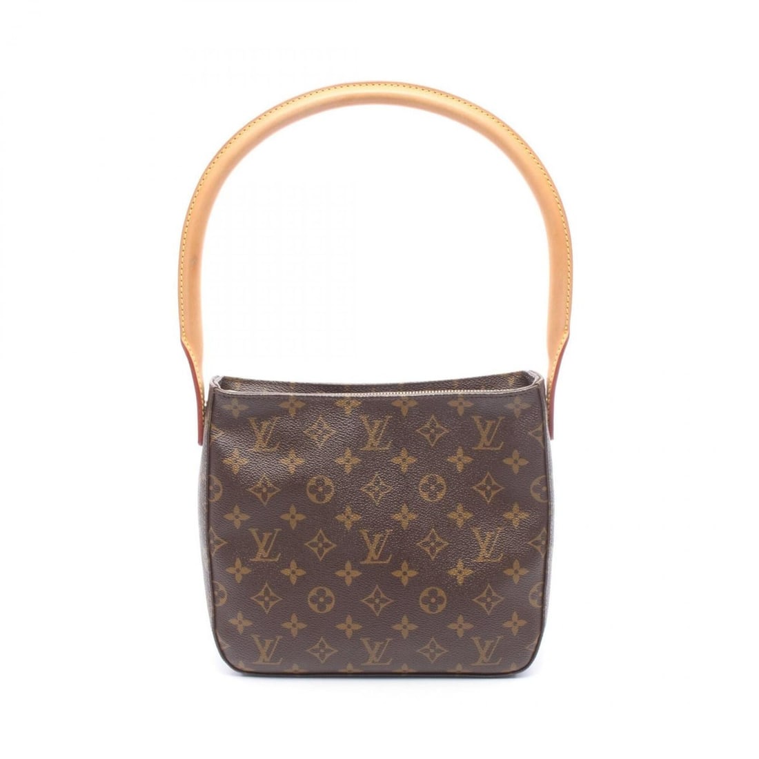 Louis Vuitton Looping MM Shoulder Bag/Handbag, Coated Canvas and Leather, Monogram Pattern, Women's,: --- Catalog ---Category: SizeSize (HxWxD): 21cm x 24cm x 10cm / 8.26'' x 9.44'' x 3.93''Category: DesignType: Handbag, Shoulder bagColor: BrownGender: WomenMaterial: Coated canvas , PVC , Monogram , L