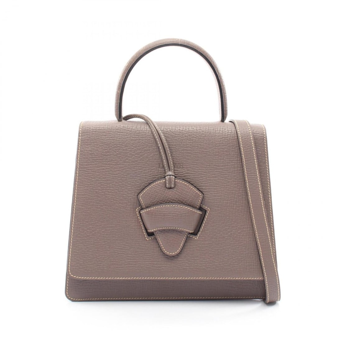 Loewe Barcelona 2-Way Handbag, Leather, Women's, Beige: --- Catalog ---Category: SizeSize (HxWxD): 23cm x 27cm x 4cm / 9.05'' x 10.62'' x 1.57''Category: DesignType: HandbagColor: BeigeGender: WomenMaterial: Leather Category: GeneralBrand: Loewe--- Item Li