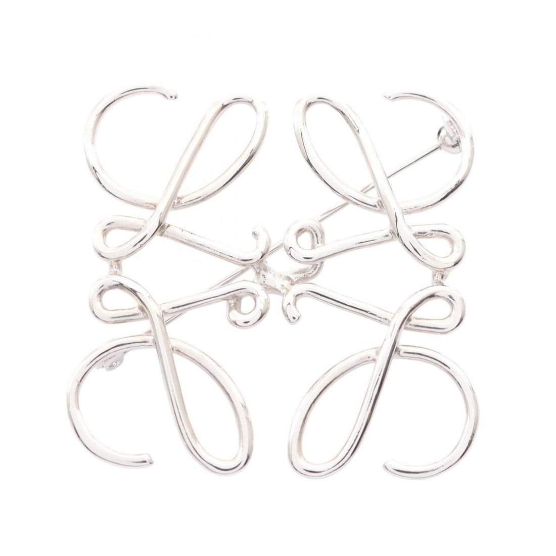 Loewe Anagram Brooch, Stainless Steel, Women's, Silver Tone, 111.25.020: --- Catalog ---Category: SizeSize (HxWxD): 5cm x 5cm / 1.96'' x 1.96''Category: DesignType: BroochColor: SilverGender: WomenMaterial: Stainless steelCategory: GeneralBrand: Loewe--- Item List ---Secti