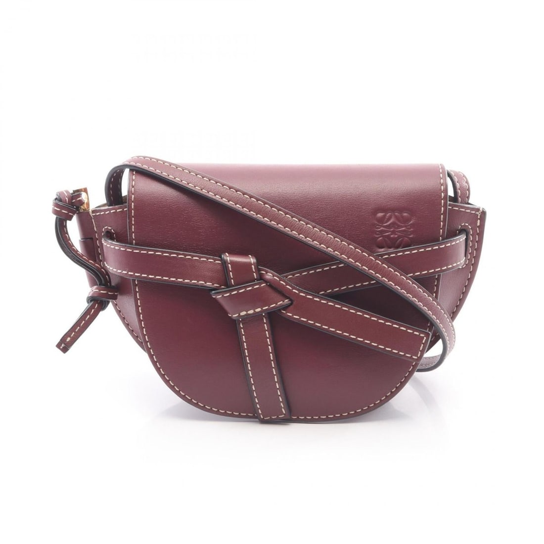 Loewe Gate Bag Mini Shoulder Handbag Leather Women's Bordeaux: --- Catalog ---Category: SizeSize (HxWxD): 12cm x 19cm x 6cm / 4.72'' x 7.48'' x 2.36''Category: DesignType: Handbag, Shoulder bagColor: BordeauxGender: WomenMaterial: Leather Category: GeneralBrand: 