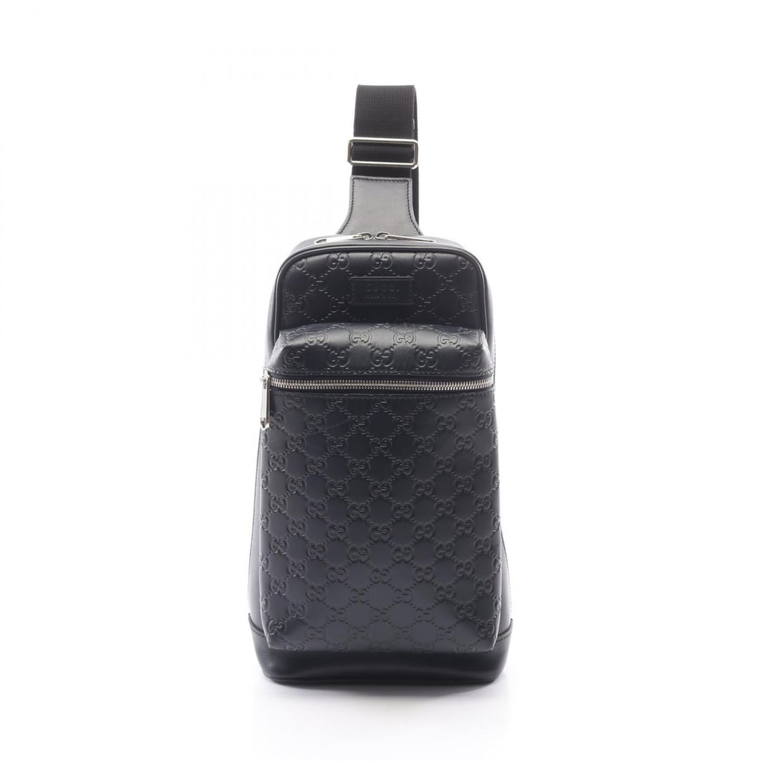 Gucci Guccissima Waist Bag, Body Handbag, Leather, Men's, Navy, 450970: --- Catalog ---Category: SizeSize (HxWxD): 34cm x 20cm x 9cm / 13.38'' x 7.87'' x 3.54''Category: DesignType: Fanny pack, HandbagColor: NavyGender: MenMaterial: Leather Category: GeneralMPN: 450970Bra