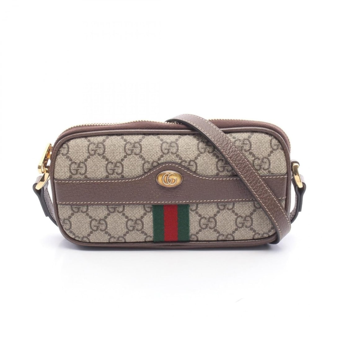 Gucci Ophidia GG Supreme Sherry Line Shoulder Bag/Handbag, Coated Canvas and Leather, Women's,: --- Catalog ---Category: SizeSize (HxWxD): 10cm x 19cm x 2cm / 3.93'' x 7.48'' x 0.78''Category: DesignType: Handbag, Shoulder bagColor: Beige, BrownGender: WomenMaterial: GG Supreme Category: General