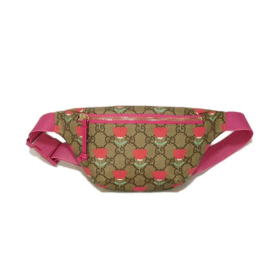 Gucci GG Supreme Flower Print Waist Bag (Kim Seung-yeon Tulip Design) - 502095 FADQR 8587 Men's &: --- Catalog ---Category: SizeSize (HxWxD): 12cm x 25cm x 3cm / 4.72'' x 9.84'' x 1.18''Category: DesignType: Fanny pack, Pouch, Sling bagColor: BeigeGender: Men,WomenMaterial: GG Supreme , Canvas Cate