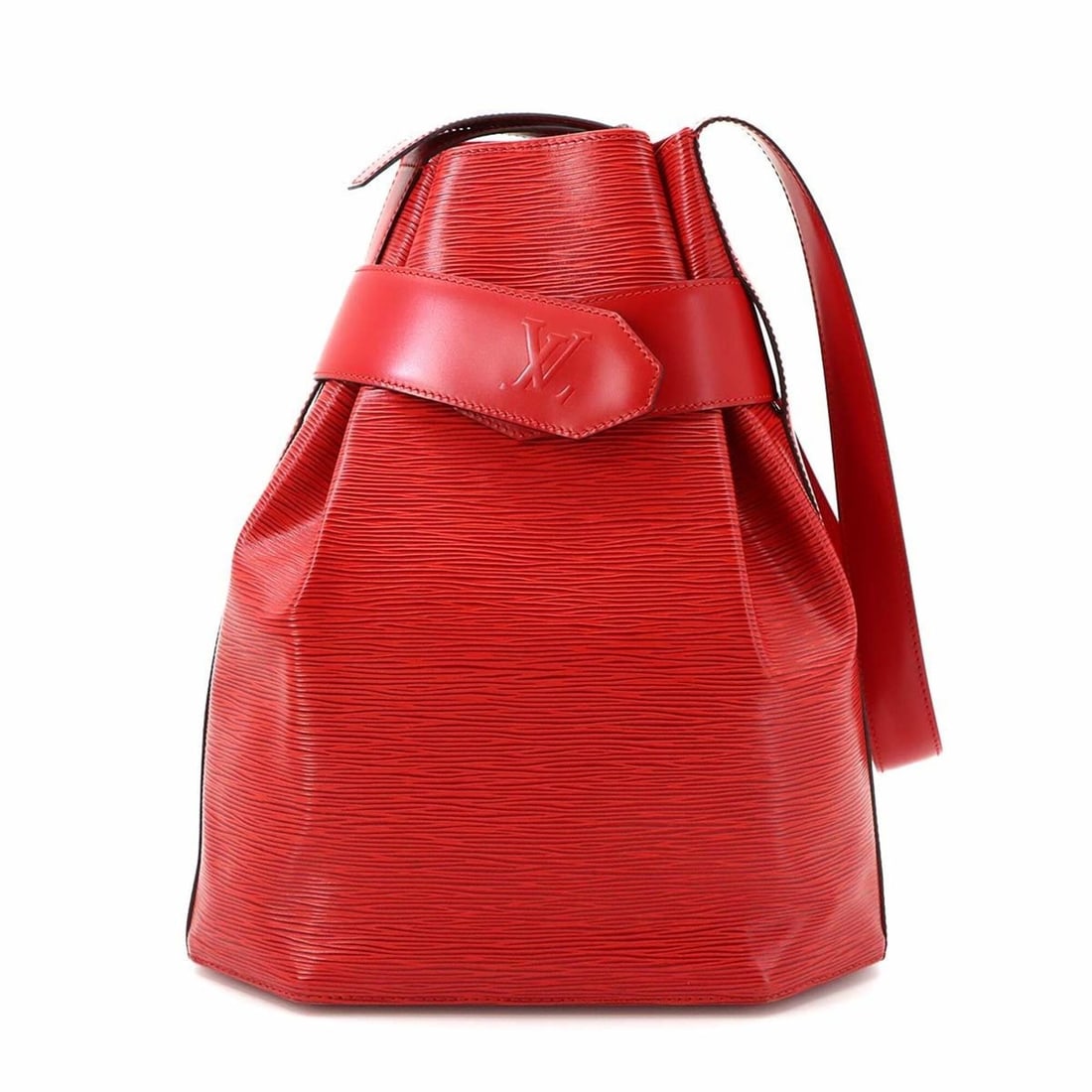 Louis Vuitton Epi Sac De Paule GM Shoulder Handbag Leather Castilian Red M80197: --- Catalog ---Category: SizeSize (HxWxD): 35.5cm x 29.5cm x 14.5cm / 13.97'' x 11.61'' x 5.7''Category: DesignType: Handbag, Shoulder bagColor: Castilian redGender: WomenMaterial: Epi leather Categor