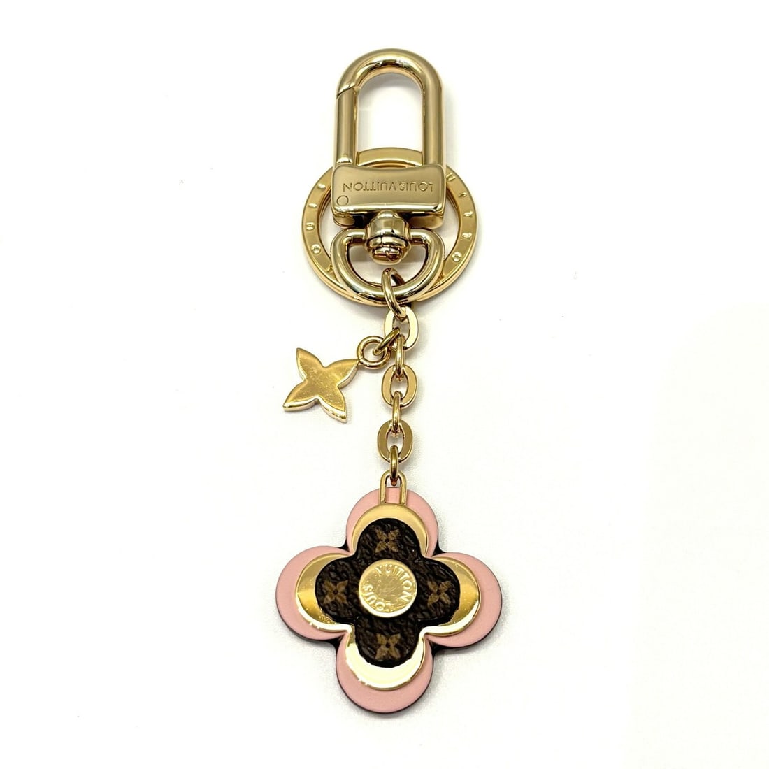 Louis Vuitton Portefeuille Blooming Flower BB Bag Charm Gold M68085 LOUIS VUITTON (1 of 6)