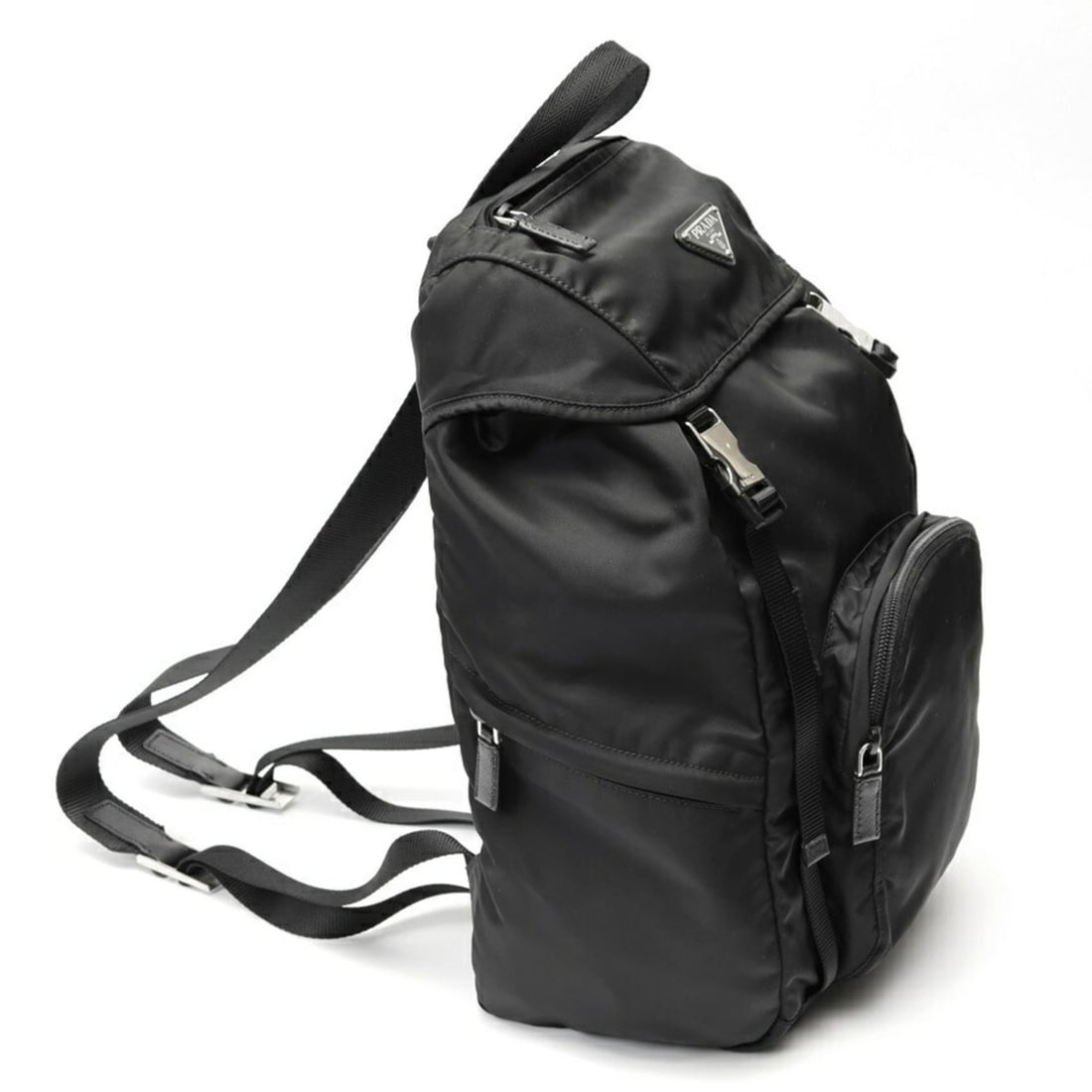 Prada Nylon Backpack Rucksack 1BZ039 Black - 2