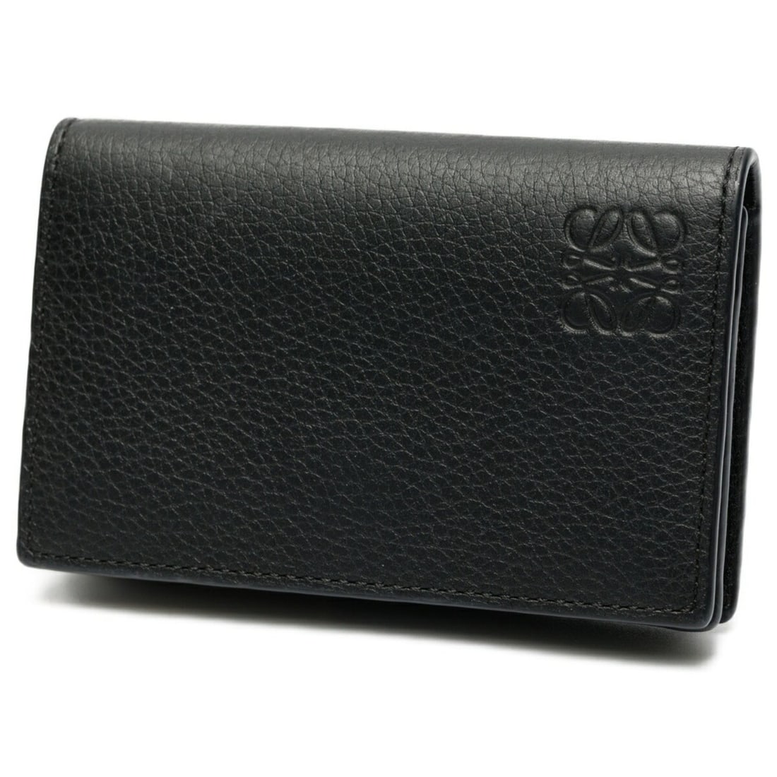 Loewe card holder/card case, model C660M97X04, soft grain calf leather, black.: --- Catalog ---Category: DesignType: Card caseColor: BlackGender: Women,MenMaterial: Leather Category: GeneralMPN: C660M97X04Brand: LoeweCountry of Origin: SpainCategory: Physical PropertiesSize (HxWx