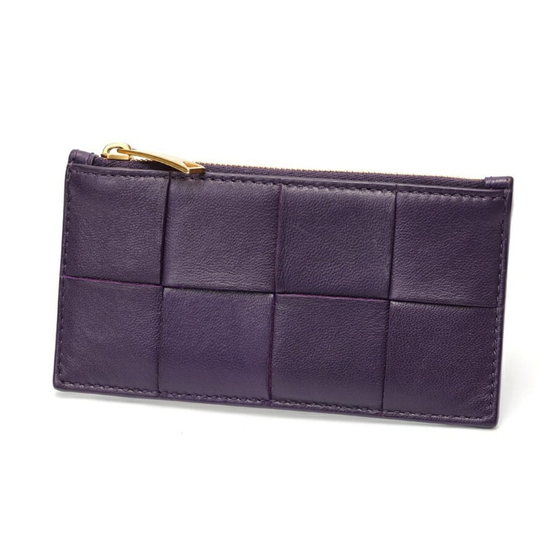 Bottega Veneta Cassette Card Case Holder Intrecciato Calf Leather Purple: --- Catalog ---Category: DesignType: Card caseColor: PurpleGender: Women,MenMaterial: Leather Leather/Fur Type: CalfskinCategory: GeneralBrand: Bottega VenetaCountry of Origin: ItalyCategory: Physical