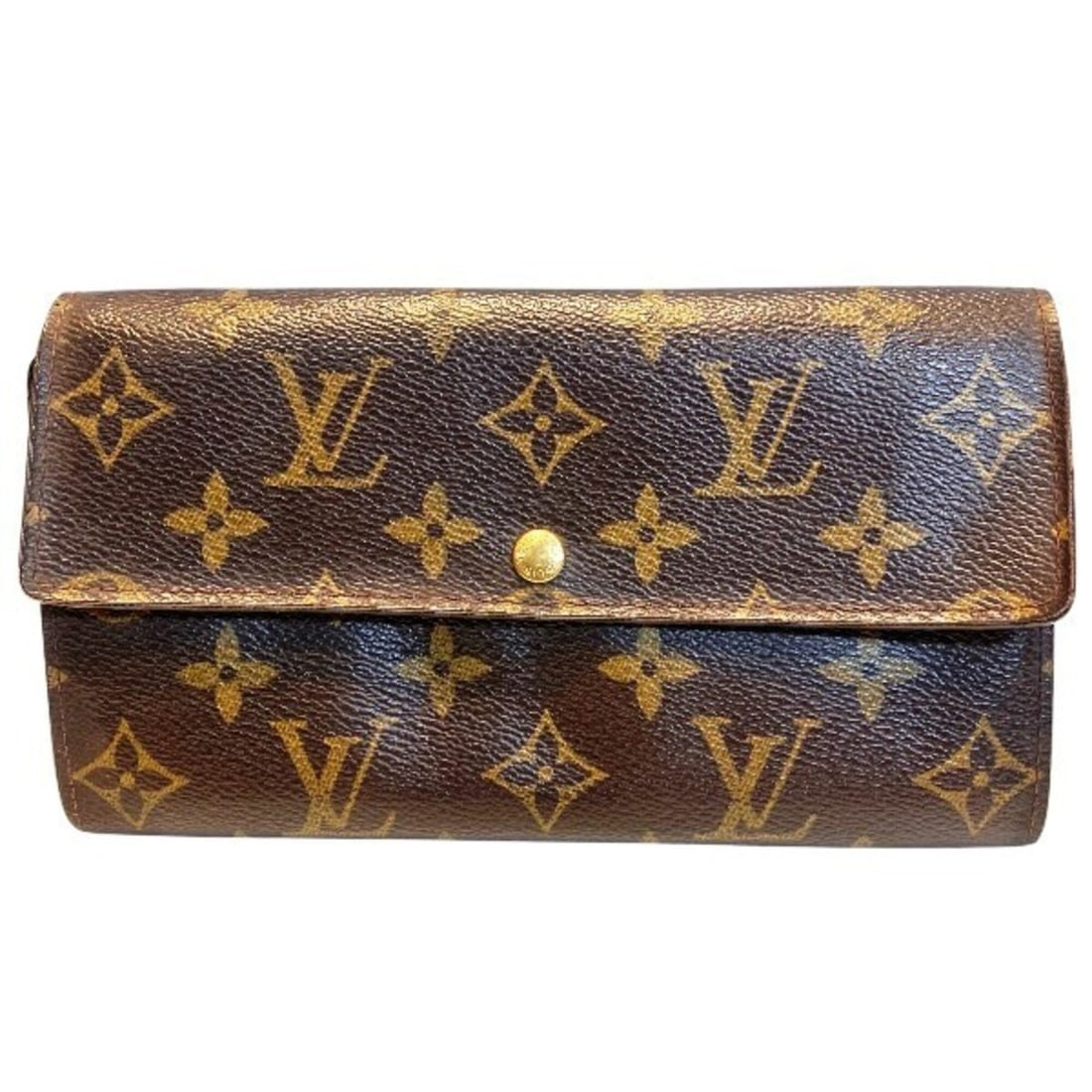 Louis Vuitton Monogram Portefeuille Sarah Pochette Portemonnaie Credit M61726 Long Wallet for Men: --- Catalog ---Category: SizeSize (HxWxD): 10cm x 19cm x 2.5cm / 3.93'' x 7.48'' x 0.98''Category: DesignType: Long wallet (bi-fold)Color: BrownGender: Men,WomenMaterial: Monogram Category: GeneralLin