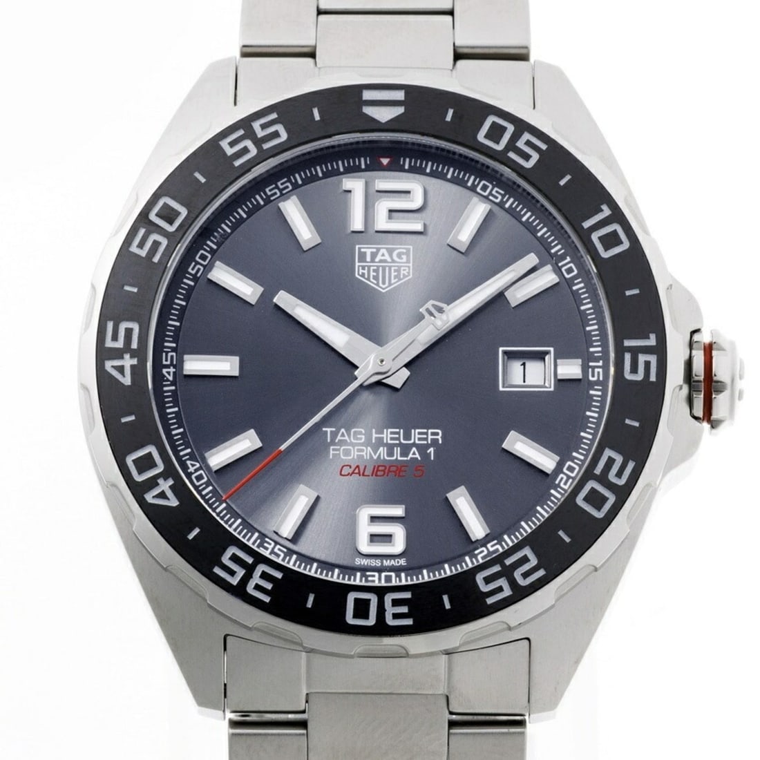TAG Heuer Formula 1 Date WAZ2011.BA0842 Gray Automatic Watch: --- Catalog ---Category: SizeWrist Size: 21cm / 8.26''Case Diameter: 43mm / 1.69''Category: DesignType: WristwatchGender: MenColor (Dial): GrayMaterial (Band): Stainless steelMaterial (Case): Stainles