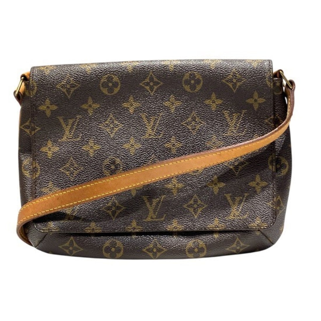 Louis Vuitton Monogram Musette Tango Short M51257 Handbag Shoulder Bag for Women: --- Catalog ---Category: SizeSize (HxWxD): 19cm x 26cm x 5cm / 7.48'' x 10.23'' x 1.96''Strap Length: 60cm - 74cm / 23.62'' - 29.13''Category: DesignType: Handbag, Shoulder bagColor: BrownGender: Wome