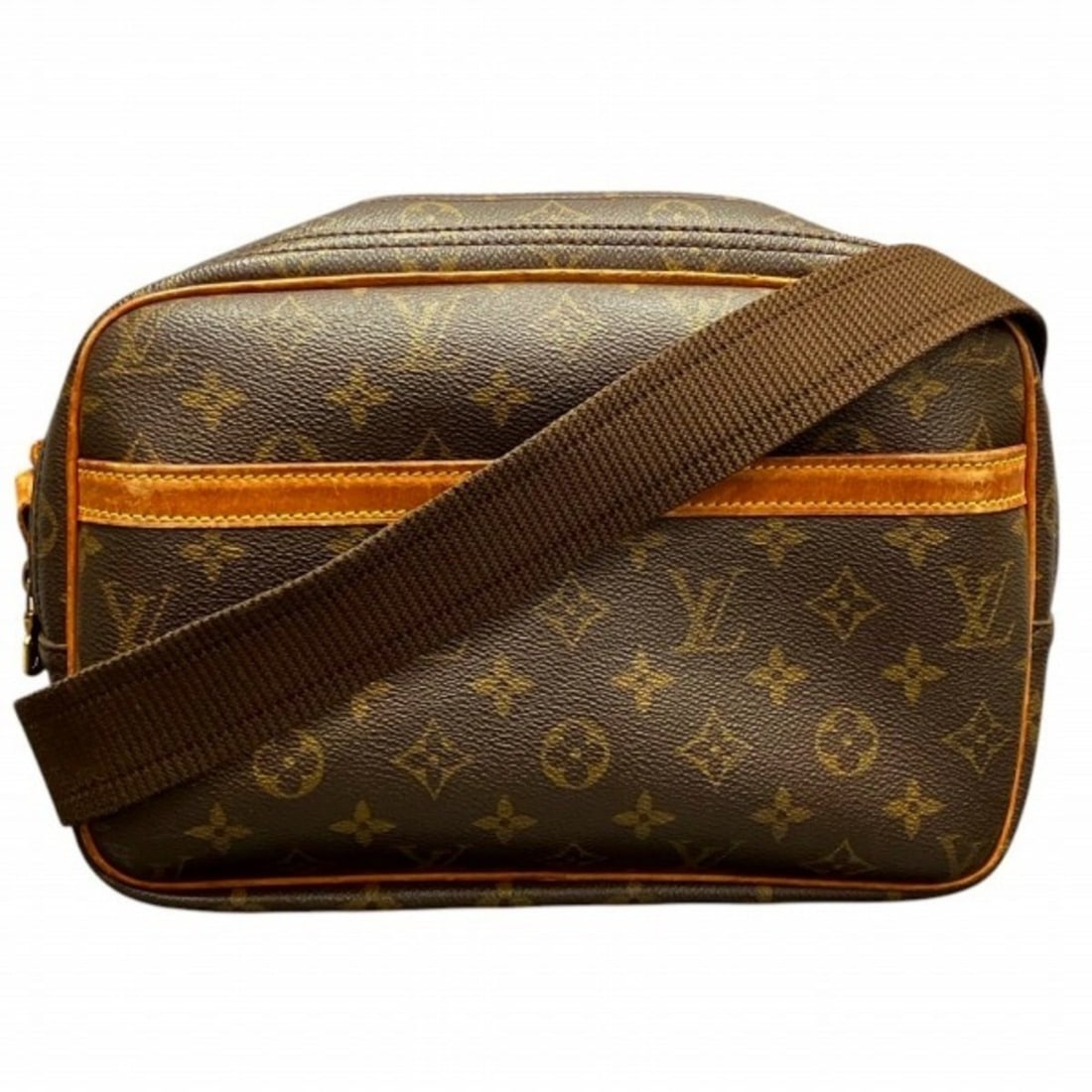 Louis Vuitton Monogram Reporter PM M45254 Handbag Shoulder Bag for Men and Women: --- Catalog ---Category: SizeSize (HxWxD): 21.5cm x 29cm x 14cm / 8.46'' x 11.41'' x 5.51''Strap Length: 85cm - 120cm / 33.46'' - 47.24''Category: DesignType: Shoulder bagColor: BrownGender: Men,Women